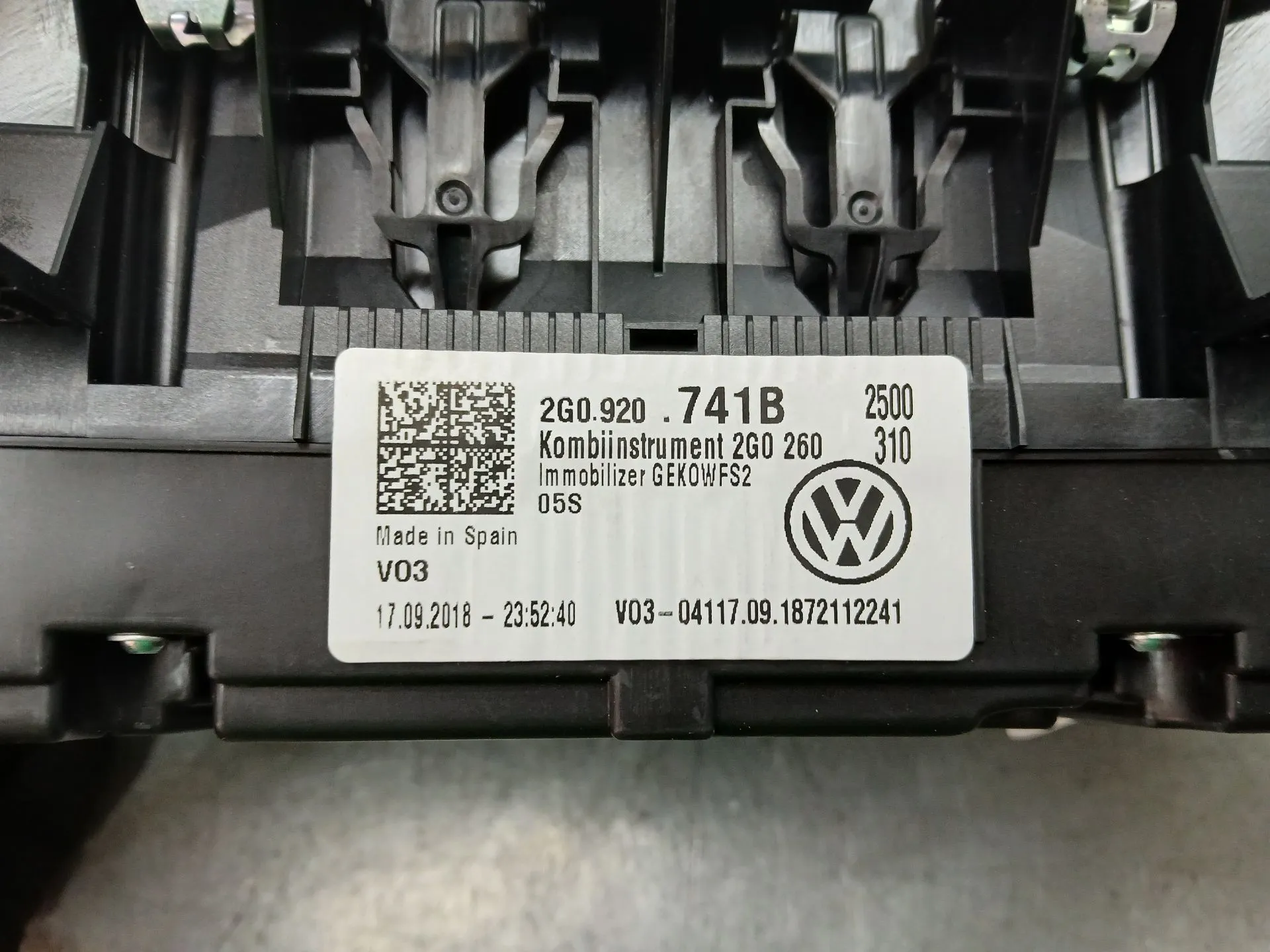 Quadrante / painel de instrumentos VOLKSWAGEN Polo (AW1) Imagem-6