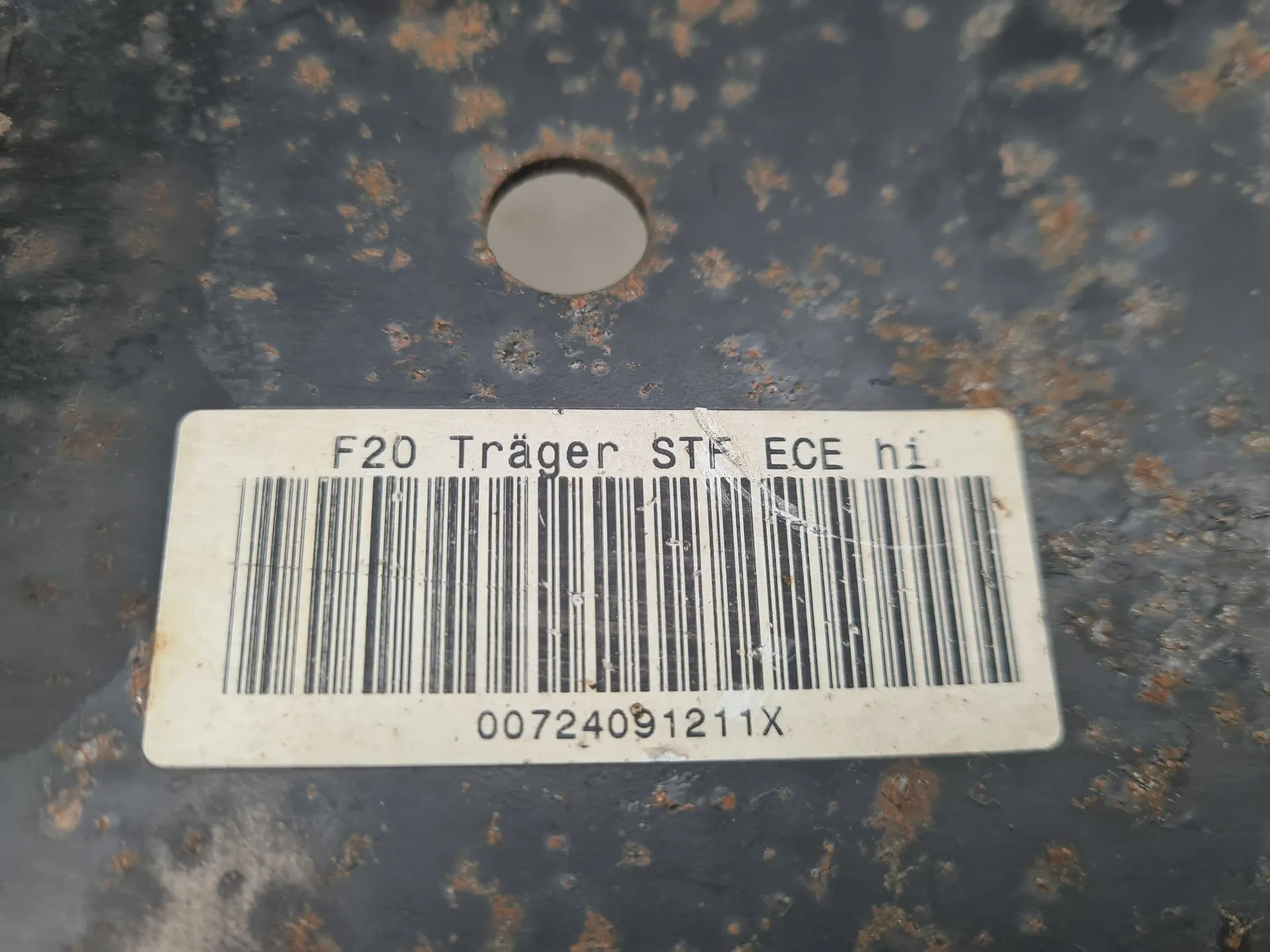 Rear bumper reinforcement BMW 1 (F20) Imagem-6