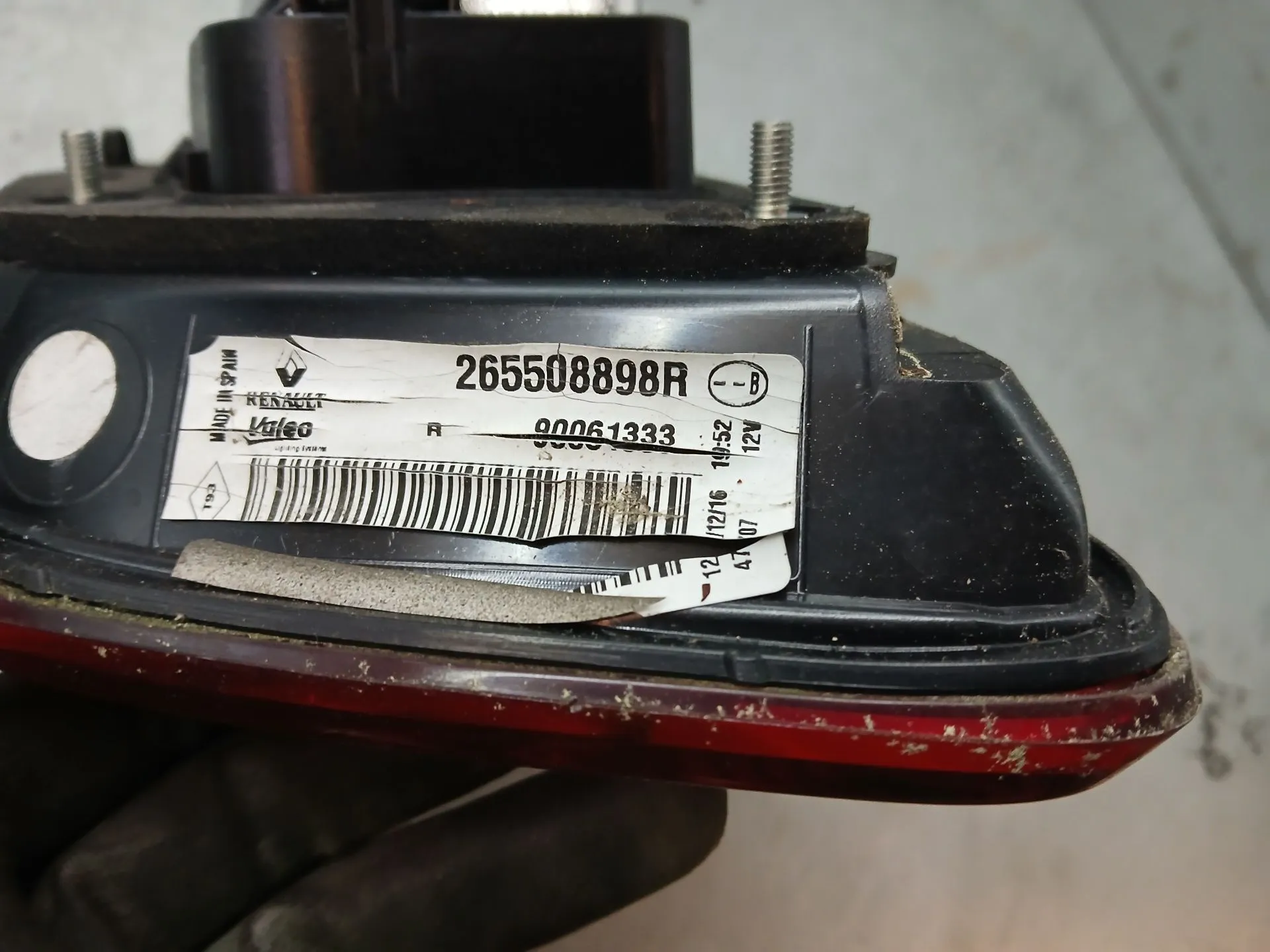 Fanale Destro Baule RENAULT Kadjar (HA_, HL_) Imagem-3