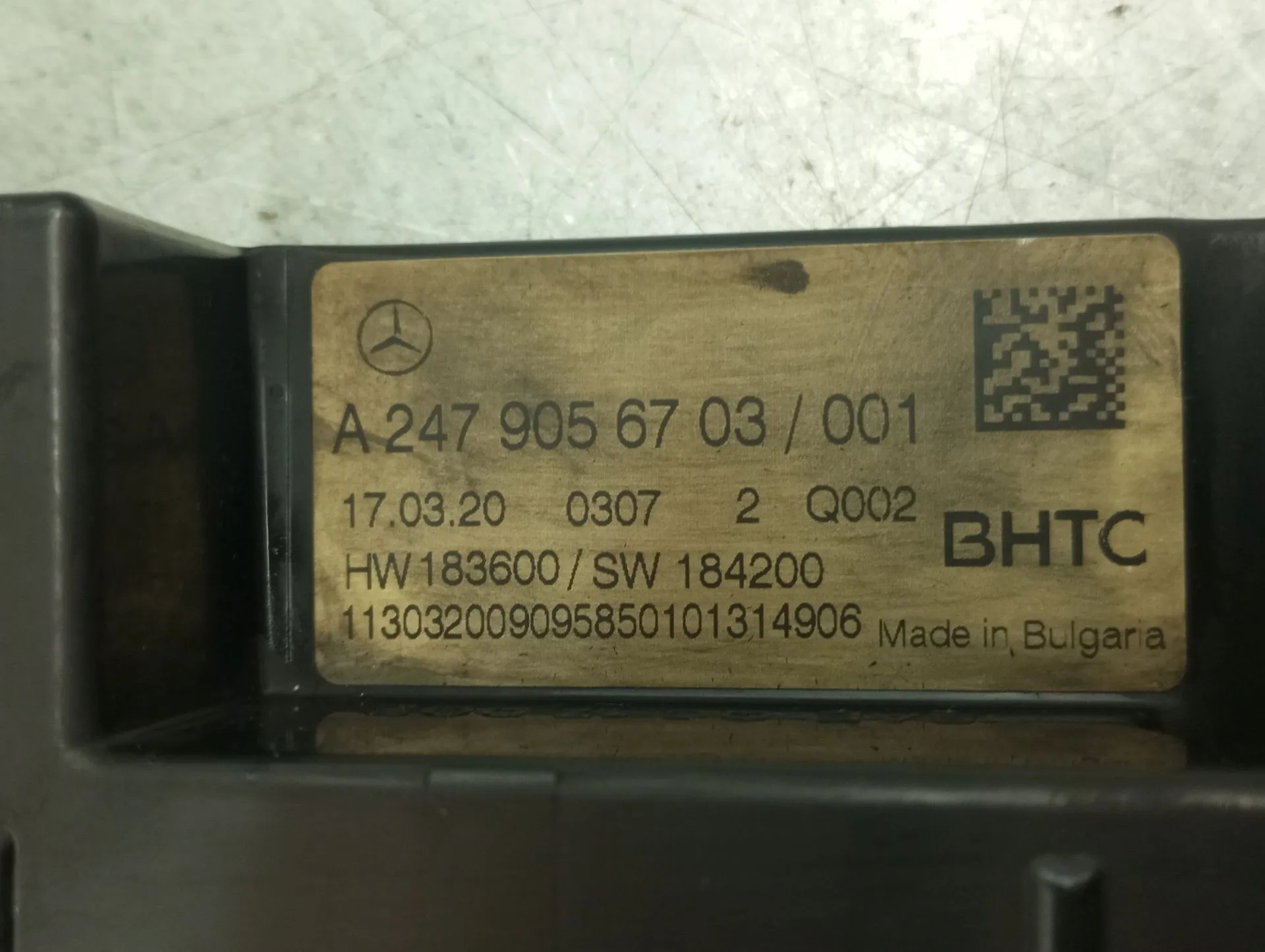 Comando chauffage / sofagem MERCEDES-BENZ Classe A (W177) Imagem-2