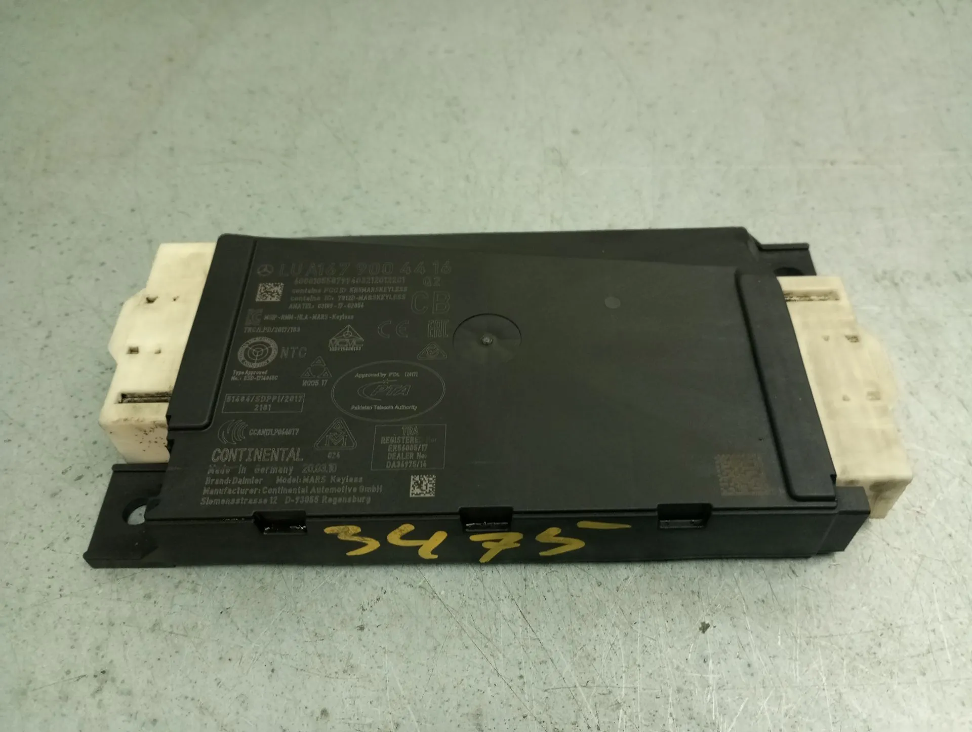 Comfort Unit Module MERCEDES-BENZ Classe A (W177)