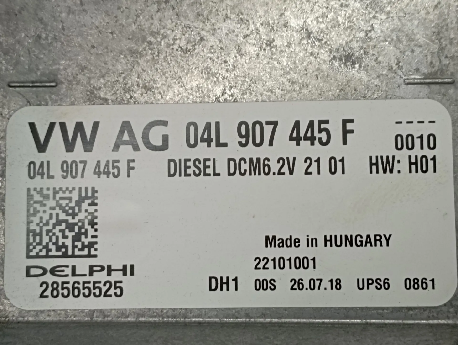 Centralina motor / ECU VOLKSWAGEN Polo (AW1) Imagem-3