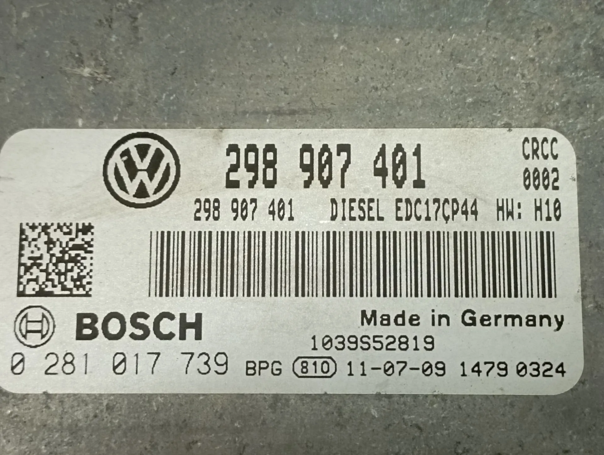 Centralina motor / ECU PORSCHE Panamera (970) Imagem-3