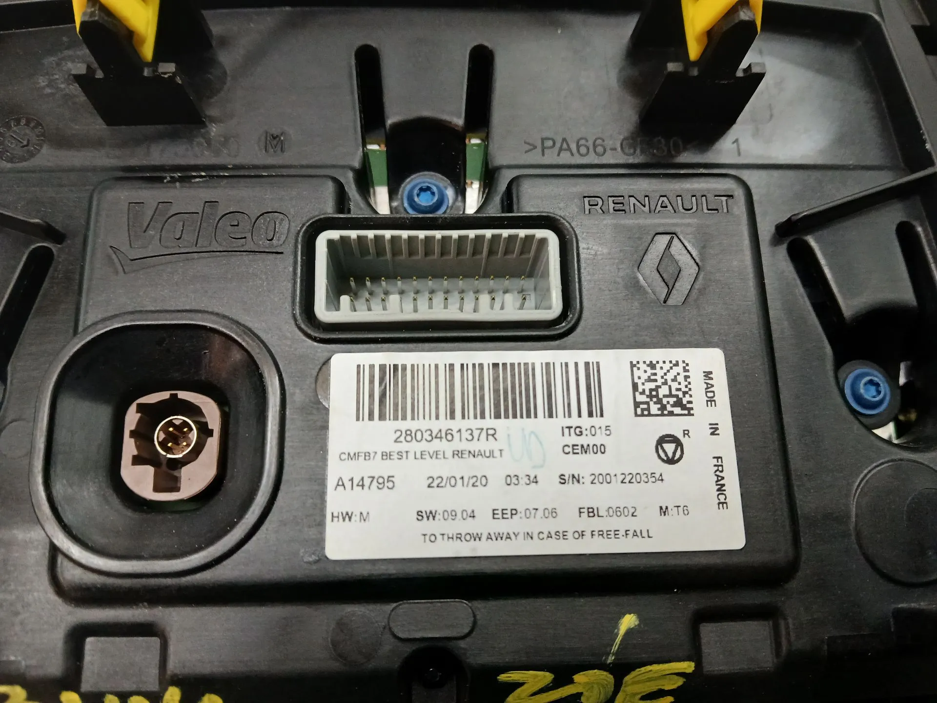 Kit Auto-rádio RENAULT Zoe (BFM_) Imagem-9