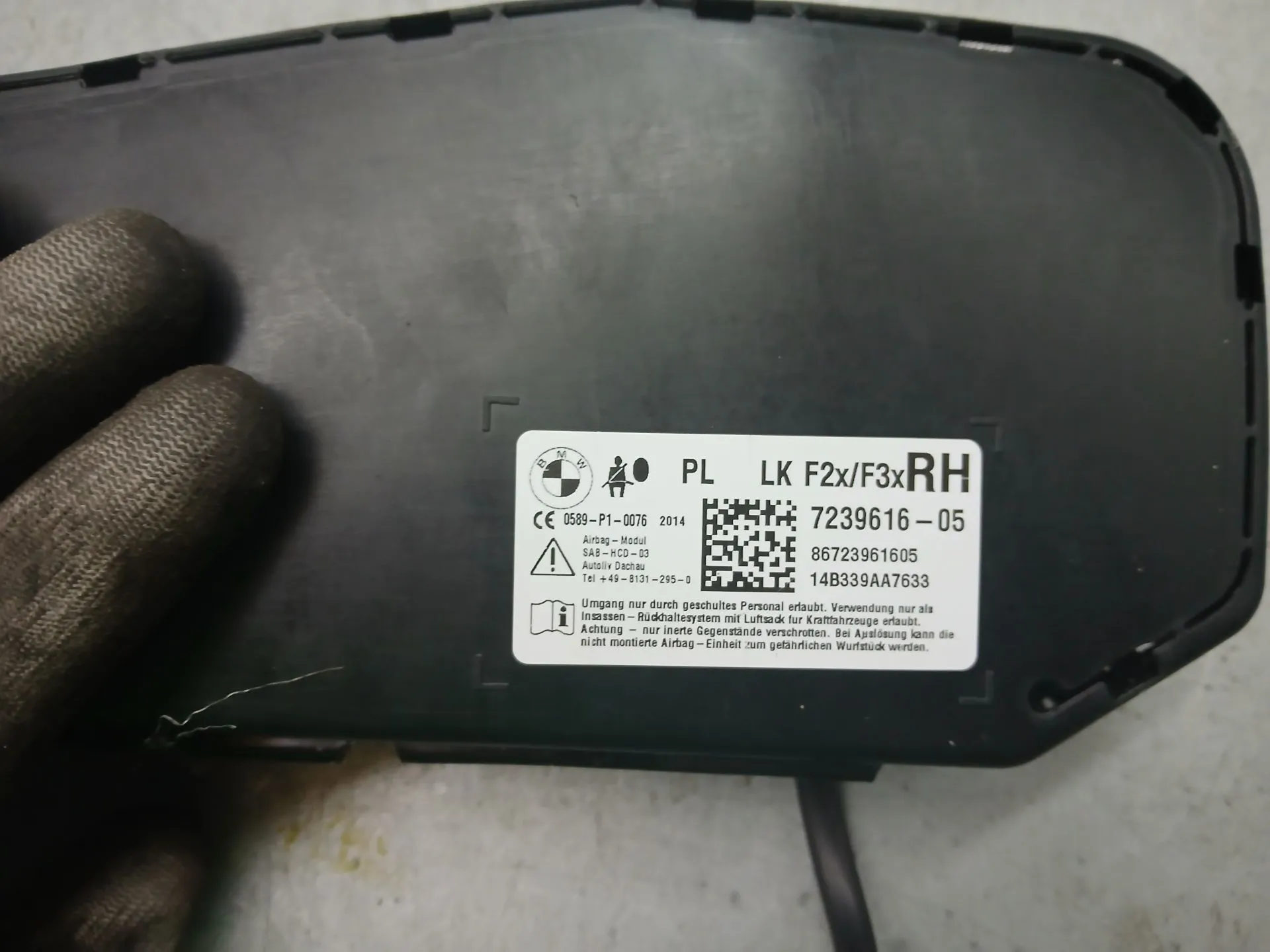 Airbag Destro BMW 1 (F20) Imagem-2