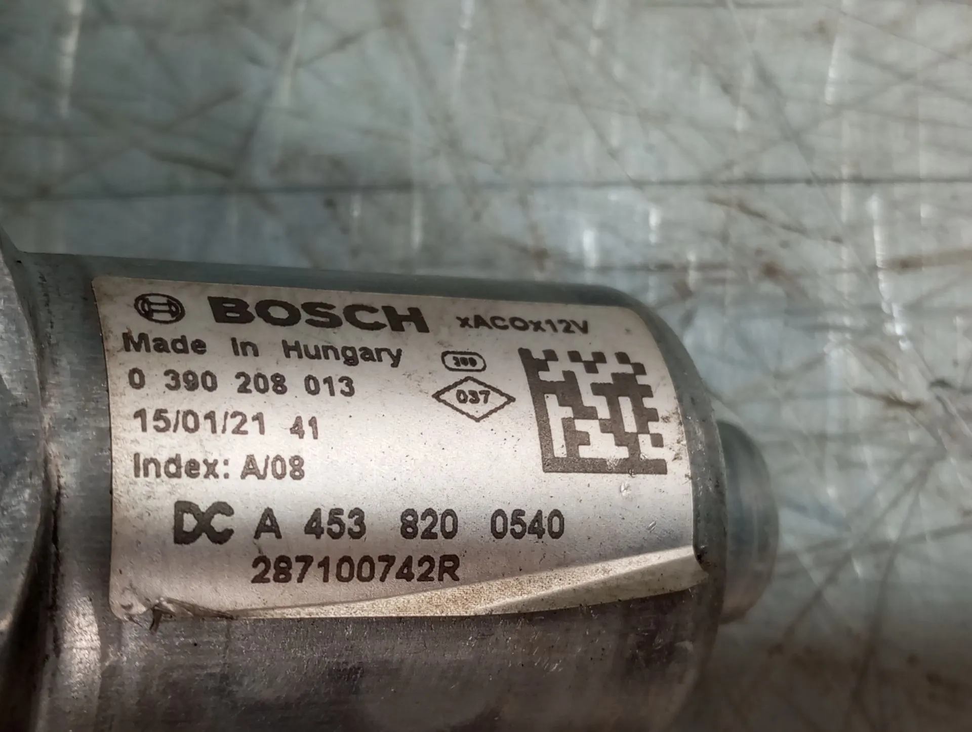 Motor limpa vidros trás RENAULT Twingo III (BCM_) Imagem-2