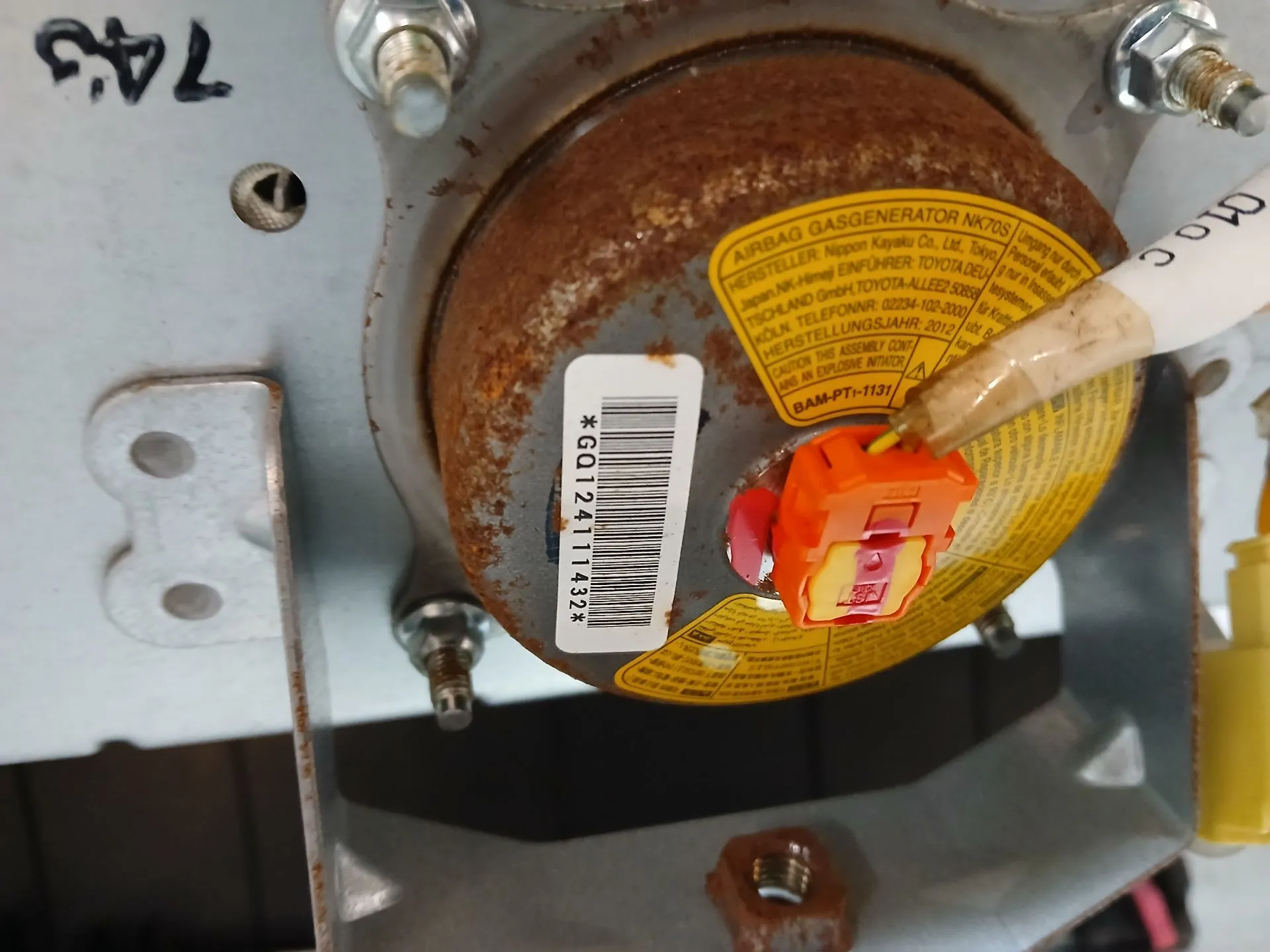 Airbag passageiro TOYOTA Avensis Sedan (_T27_) Imagem-1