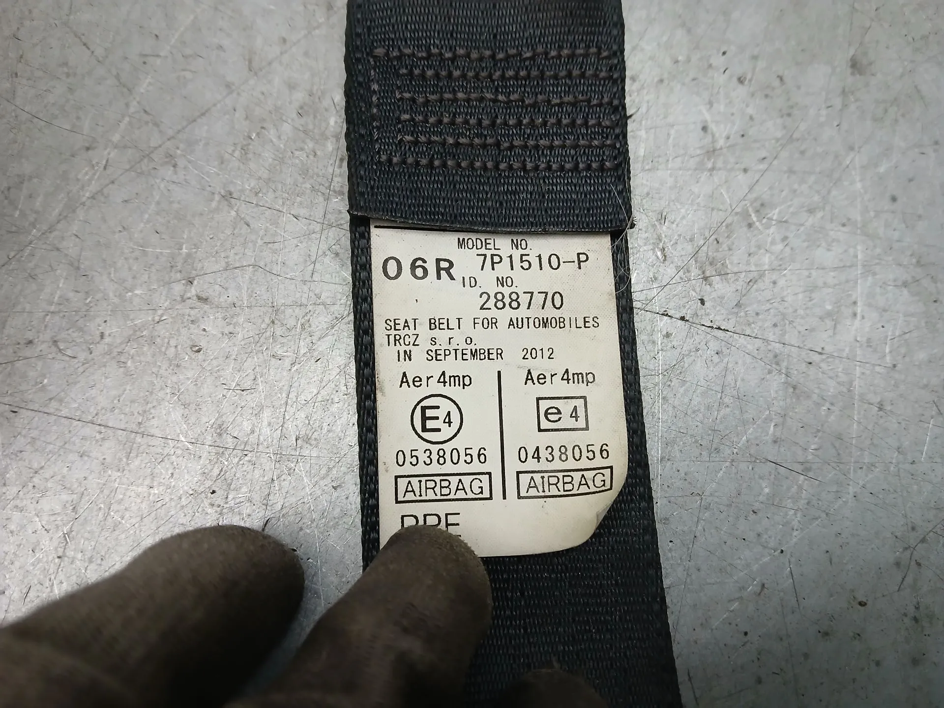 Pretensor cinturón Delantero Derecho TOYOTA Avensis Sedan (_T27_) Imagem-5