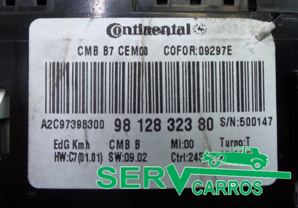 Quadrante / painel de instrumentos CITROËN C4 II (B7) Imagem-1