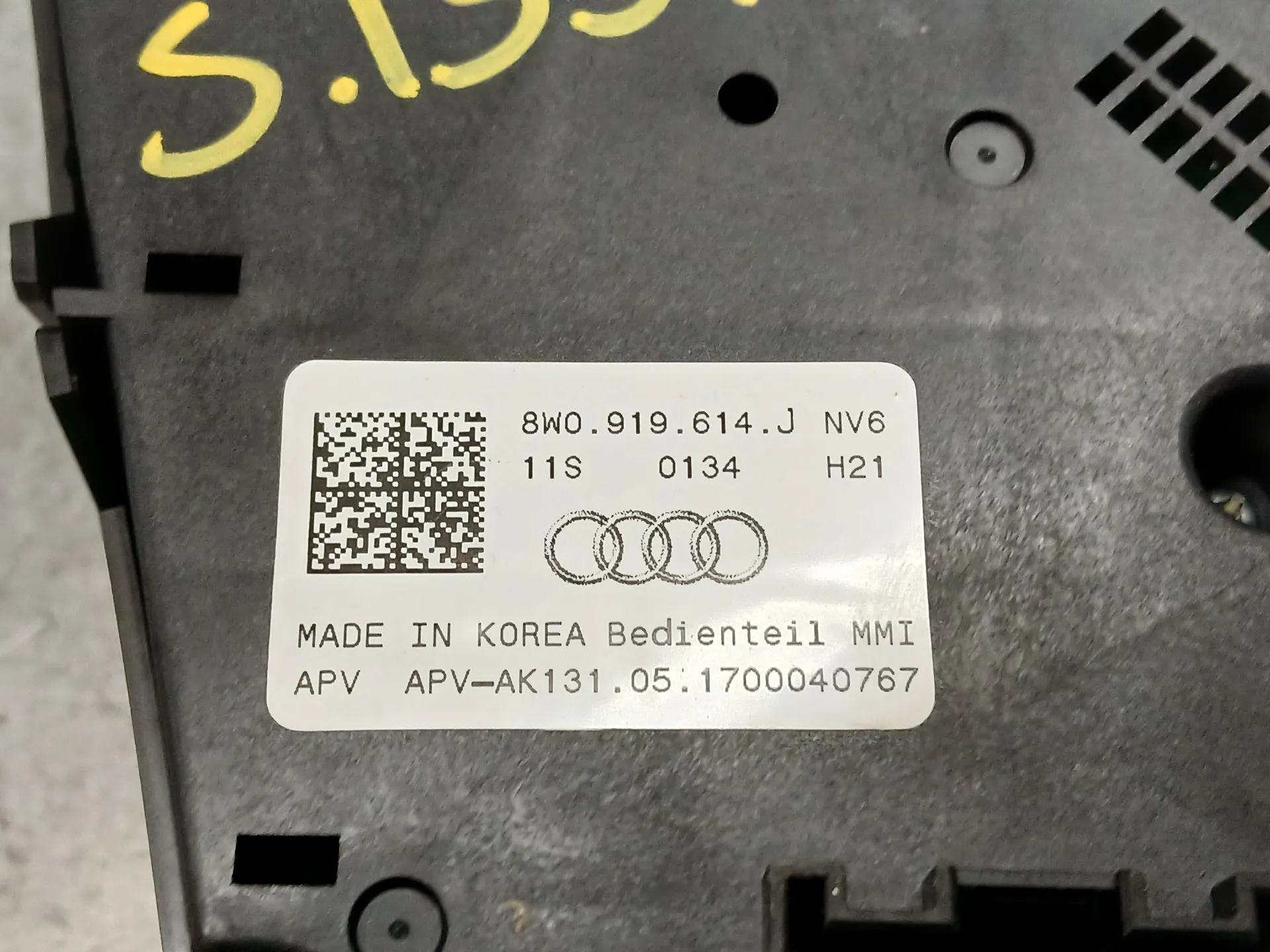 Comando / botão / interruptor multifunções AUDI A4 (8W2, 8WC, B9) Imagem-4