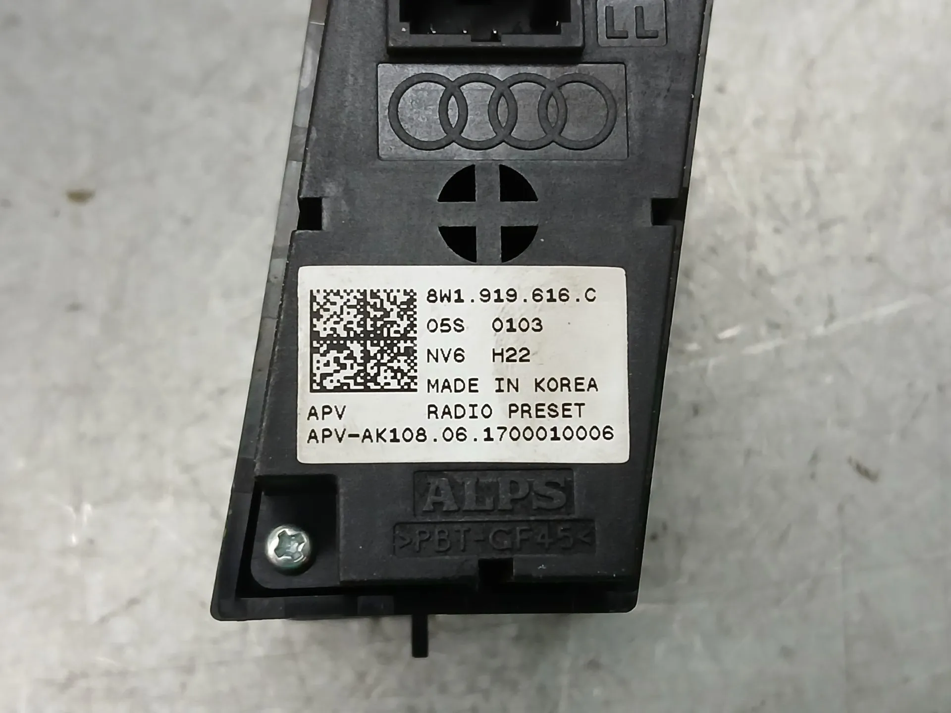 Comando / botão / interruptor multifunções AUDI A4 (8W2, 8WC, B9) Imagem-4
