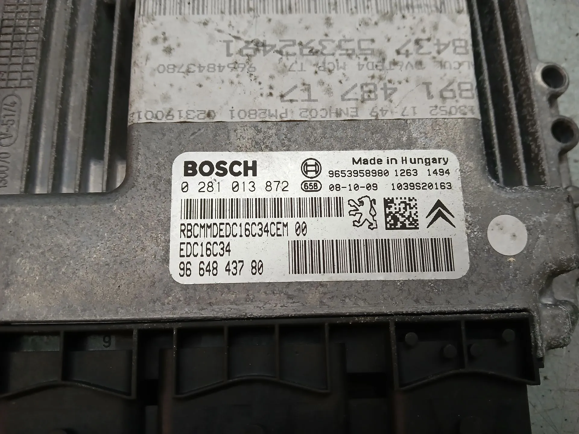 Centralina motor / ECU PEUGEOT 308 SW Imagem-3