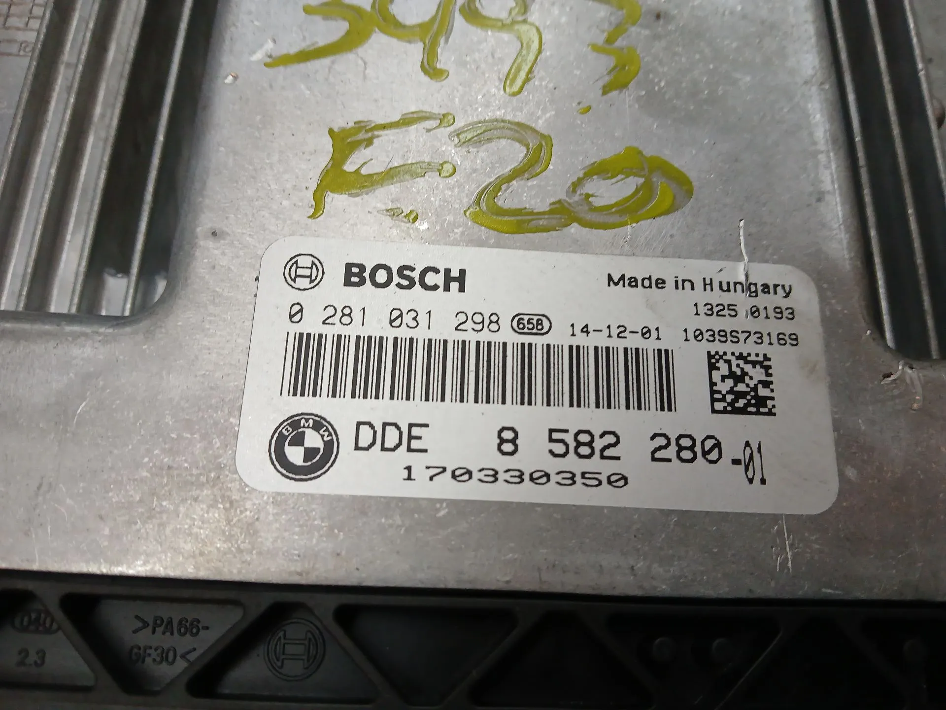 Centralina motor / ECU BMW 1 (F20) Imagem-3