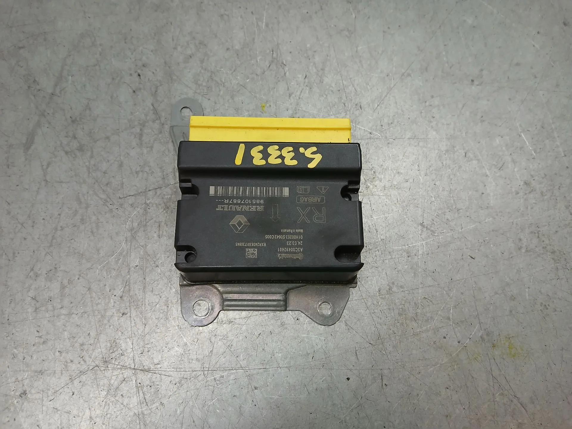 Centralina airbag RENAULT Clio V (BF_)