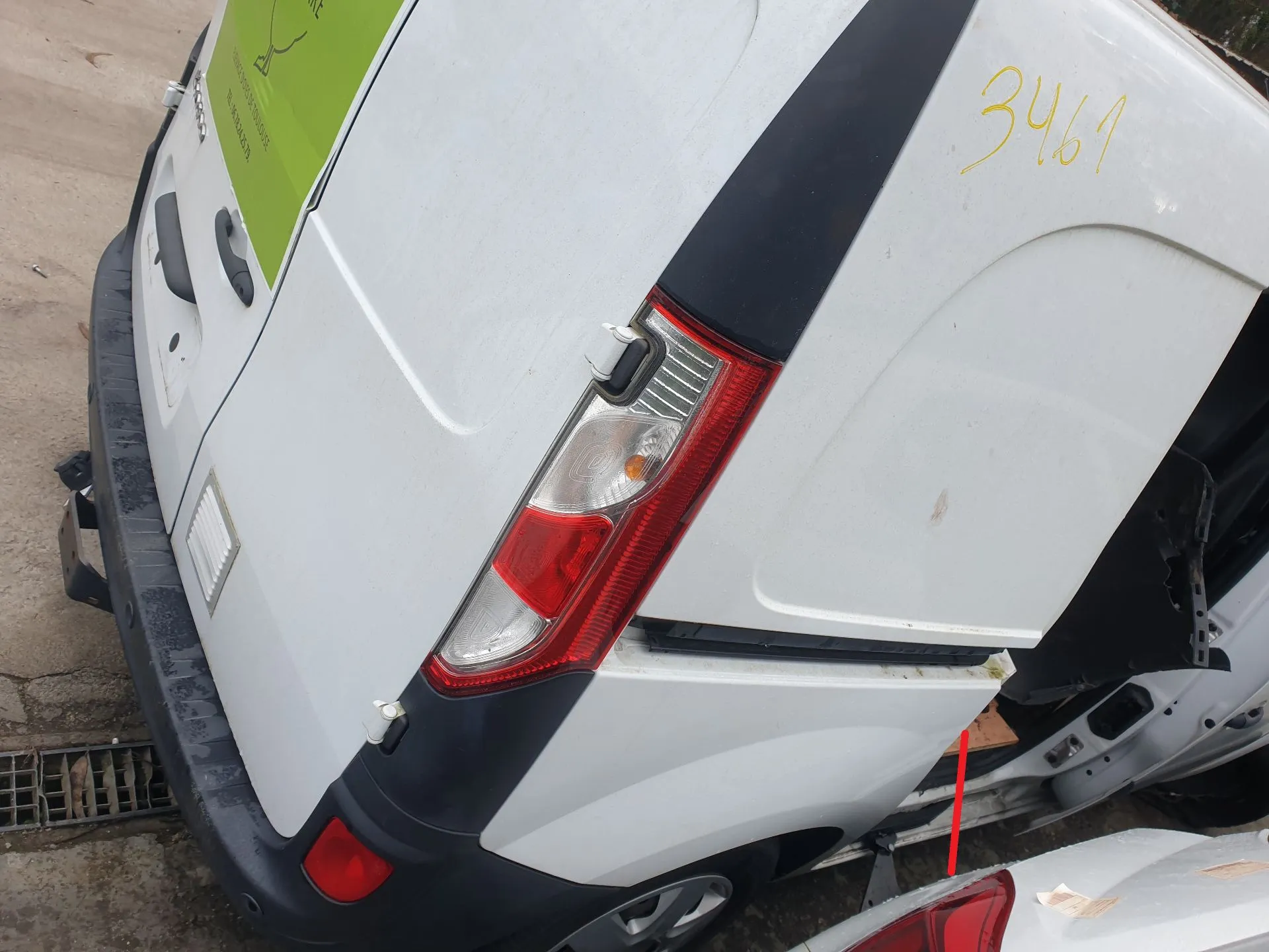Painel trás direito RENAULT Kangoo Express (FW0/1_)