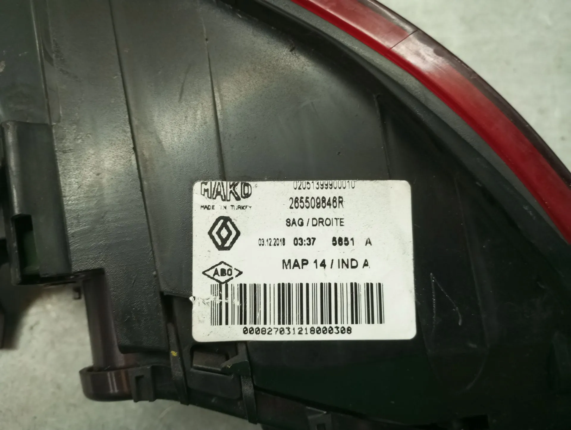 Feu arrière Droite RENAULT Clio IV (BH_) Imagem-3