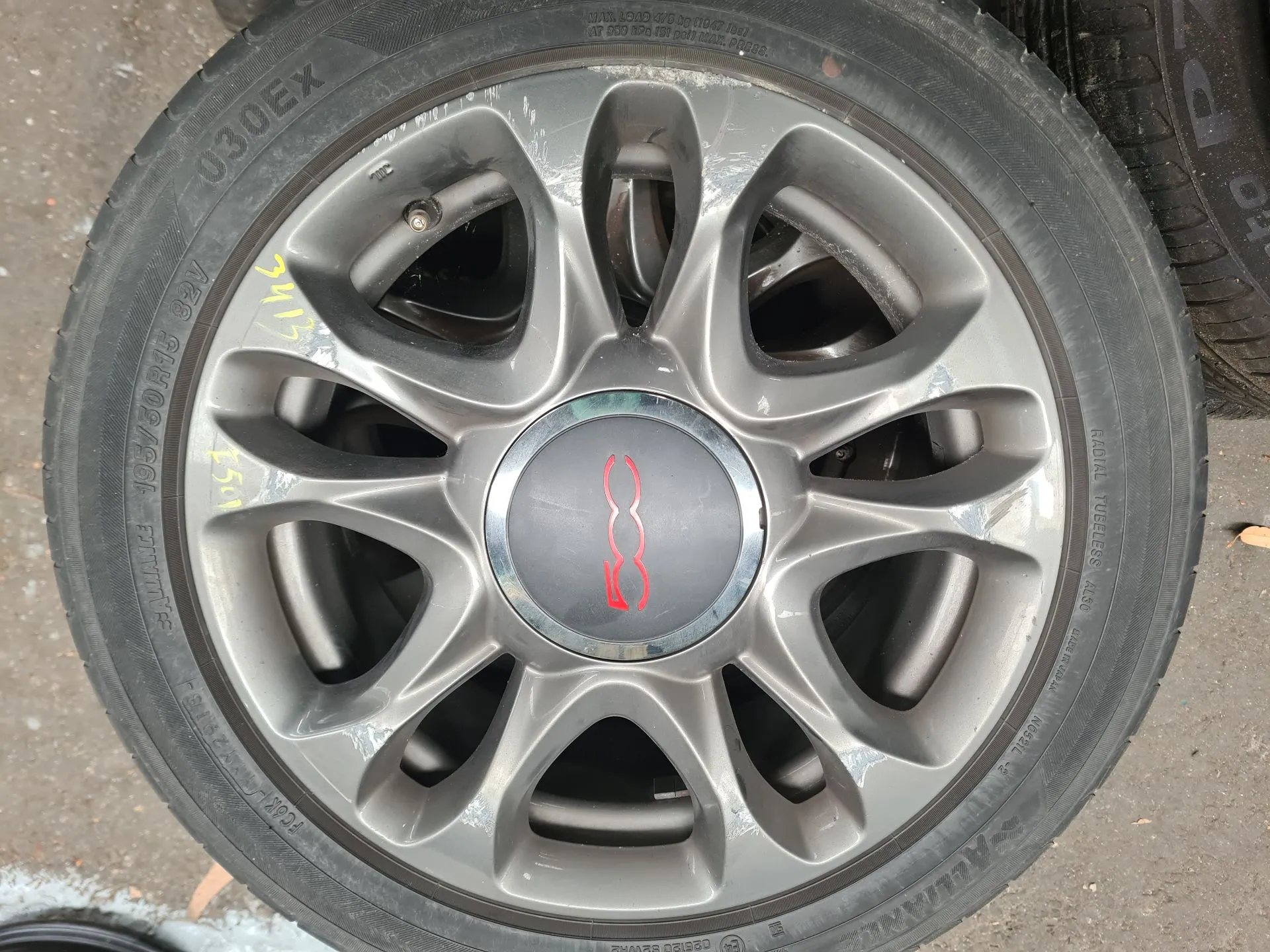 Conjunto Jantes Especiais FIAT 500 (312_) Imagem-1