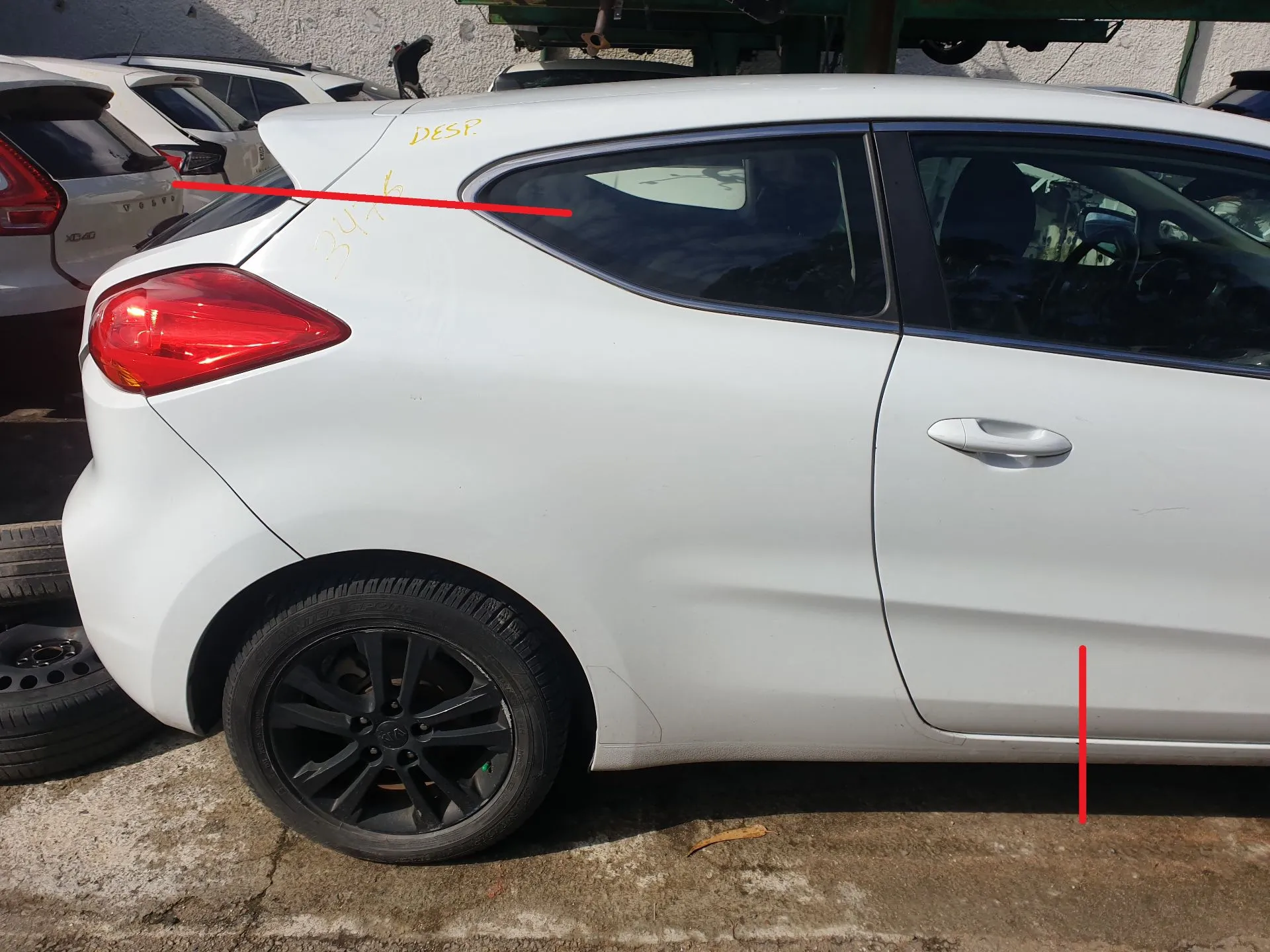 Panneau arrière Droite KIA Ceed (JD)