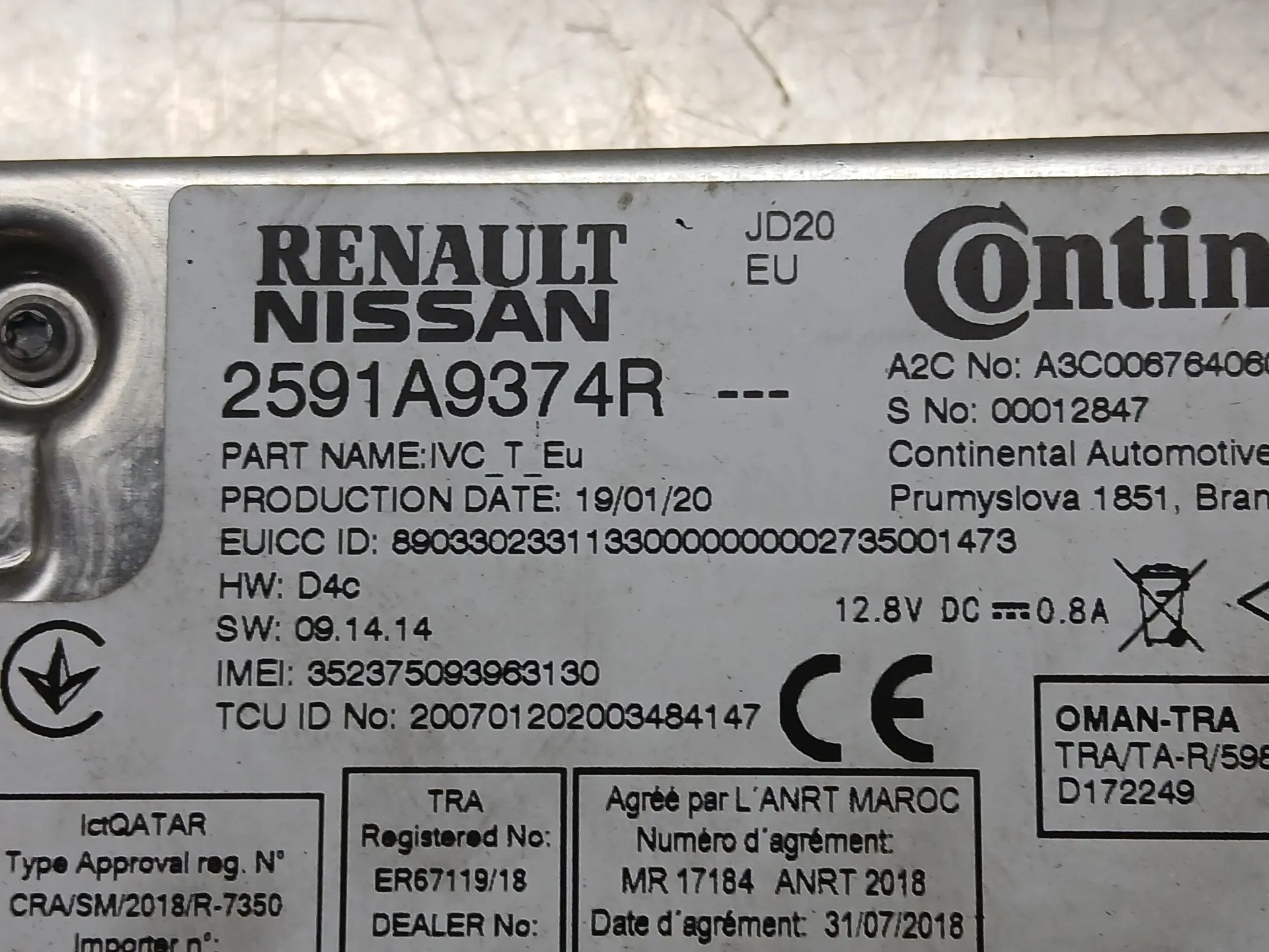 Module générique RENAULT Zoe (BFM_) Imagem-3