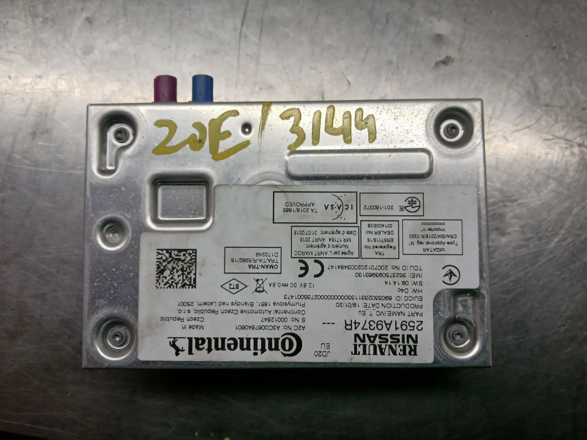 Module générique RENAULT Zoe (BFM_)