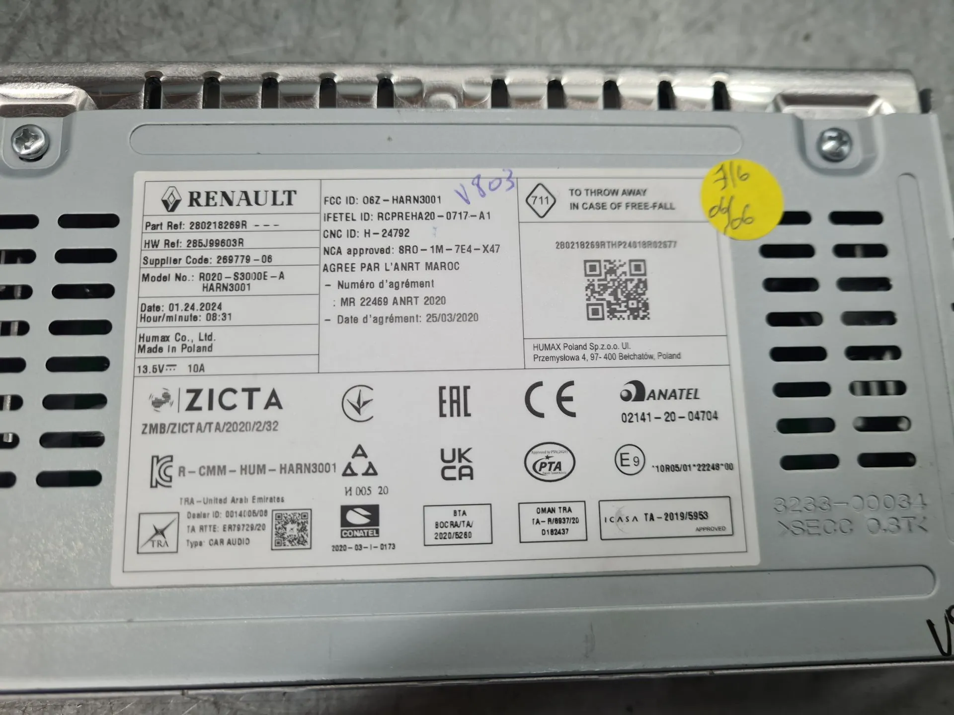 Rádio / auto-rádio DACIA Sandero III Imagem-5