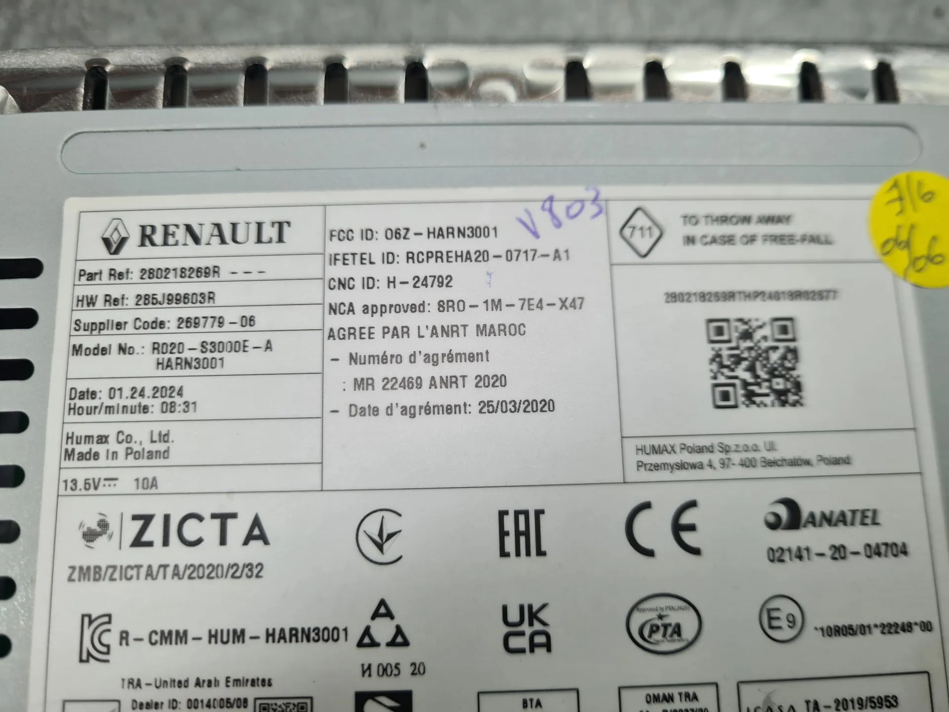 Rádio / auto-rádio DACIA Sandero III Imagem-6