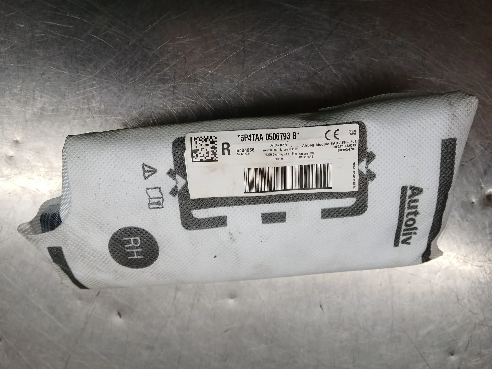 Airbag Destro PEUGEOT 208 II Imagem-1