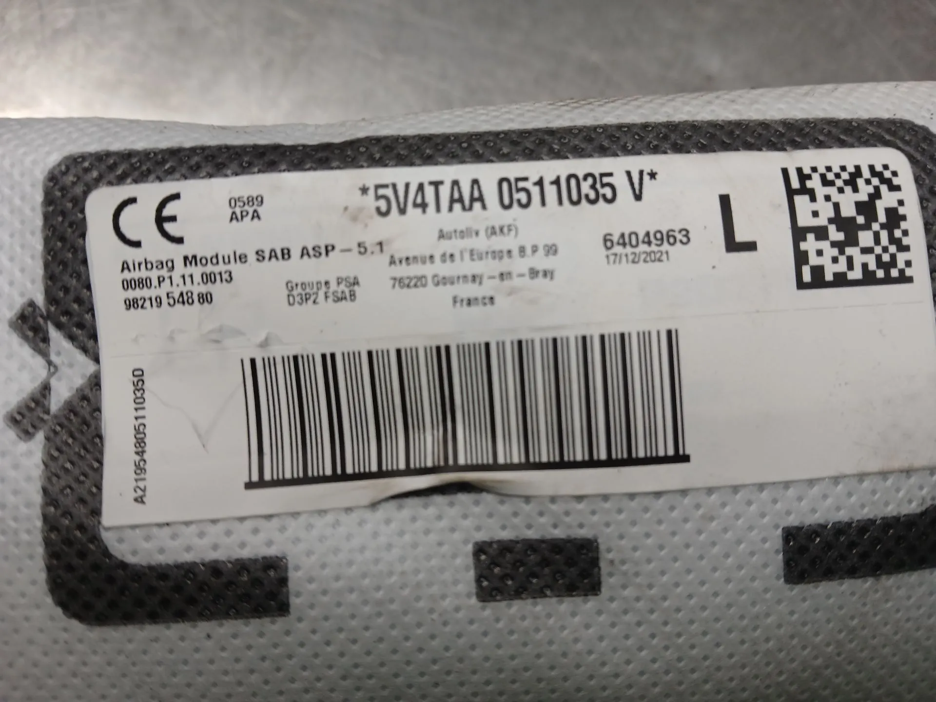 Airbag Sinistro PEUGEOT 208 II Imagem-2