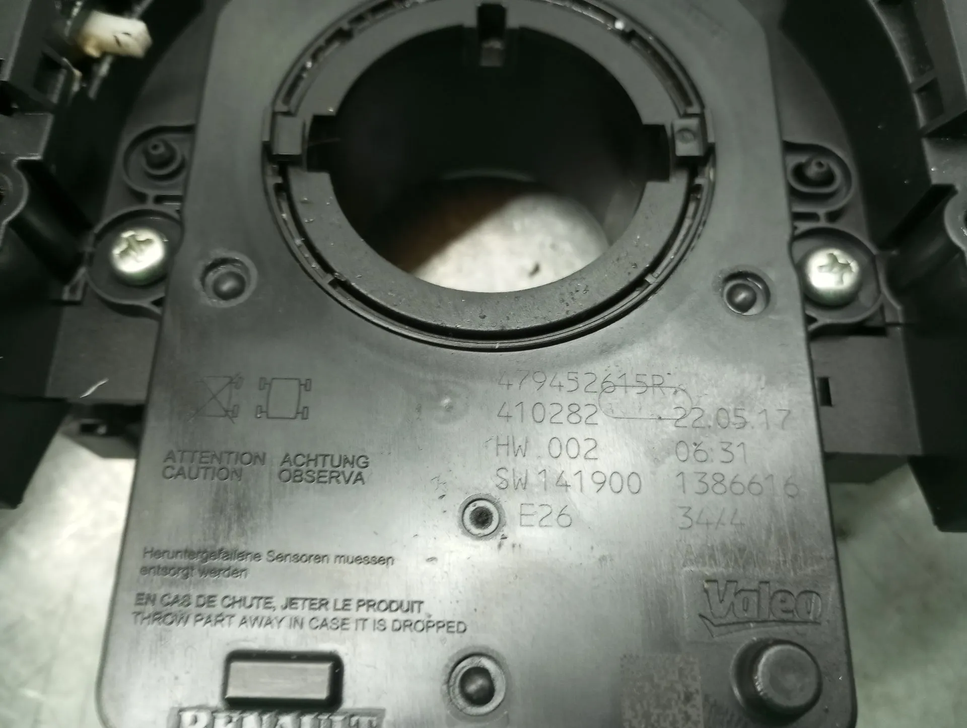 Ensemble leviers d'éclairage et essuie-glace RENAULT Kadjar (HA_, HL_) Imagem-5