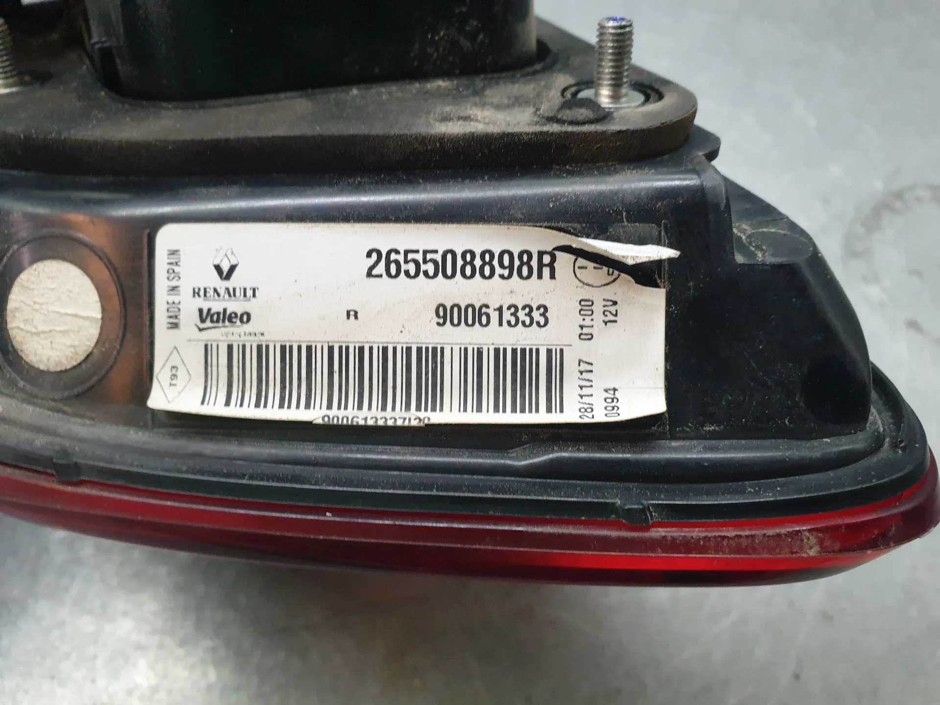 Fanale Destro Baule RENAULT Kadjar (HA_, HL_) Imagem-3