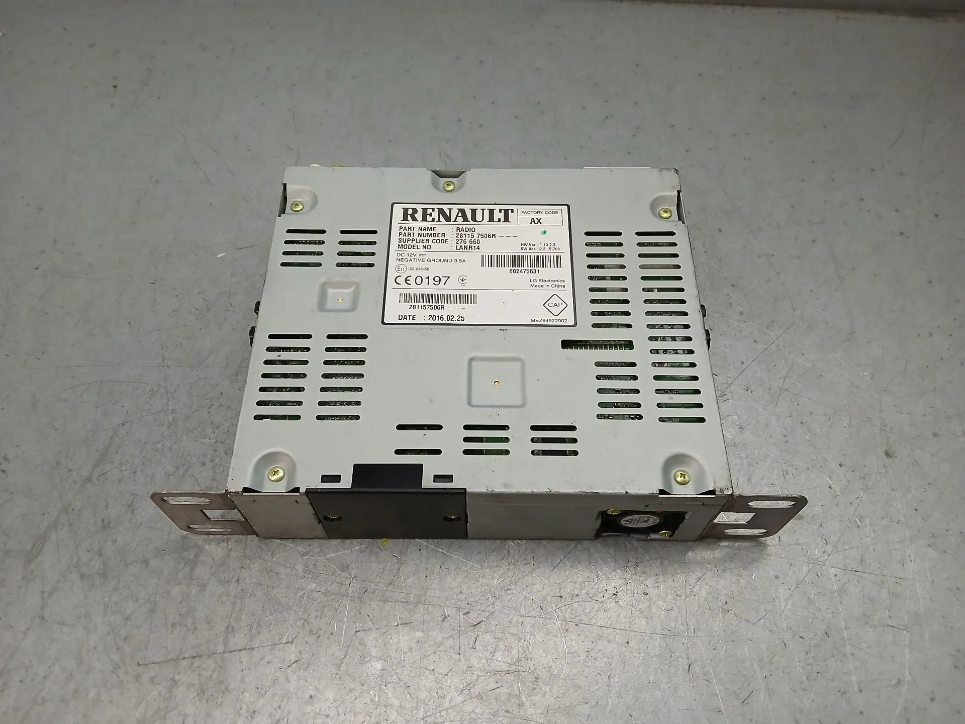 Radio / autorradio RENAULT Megane IV (B9A/M_) Imagem-1