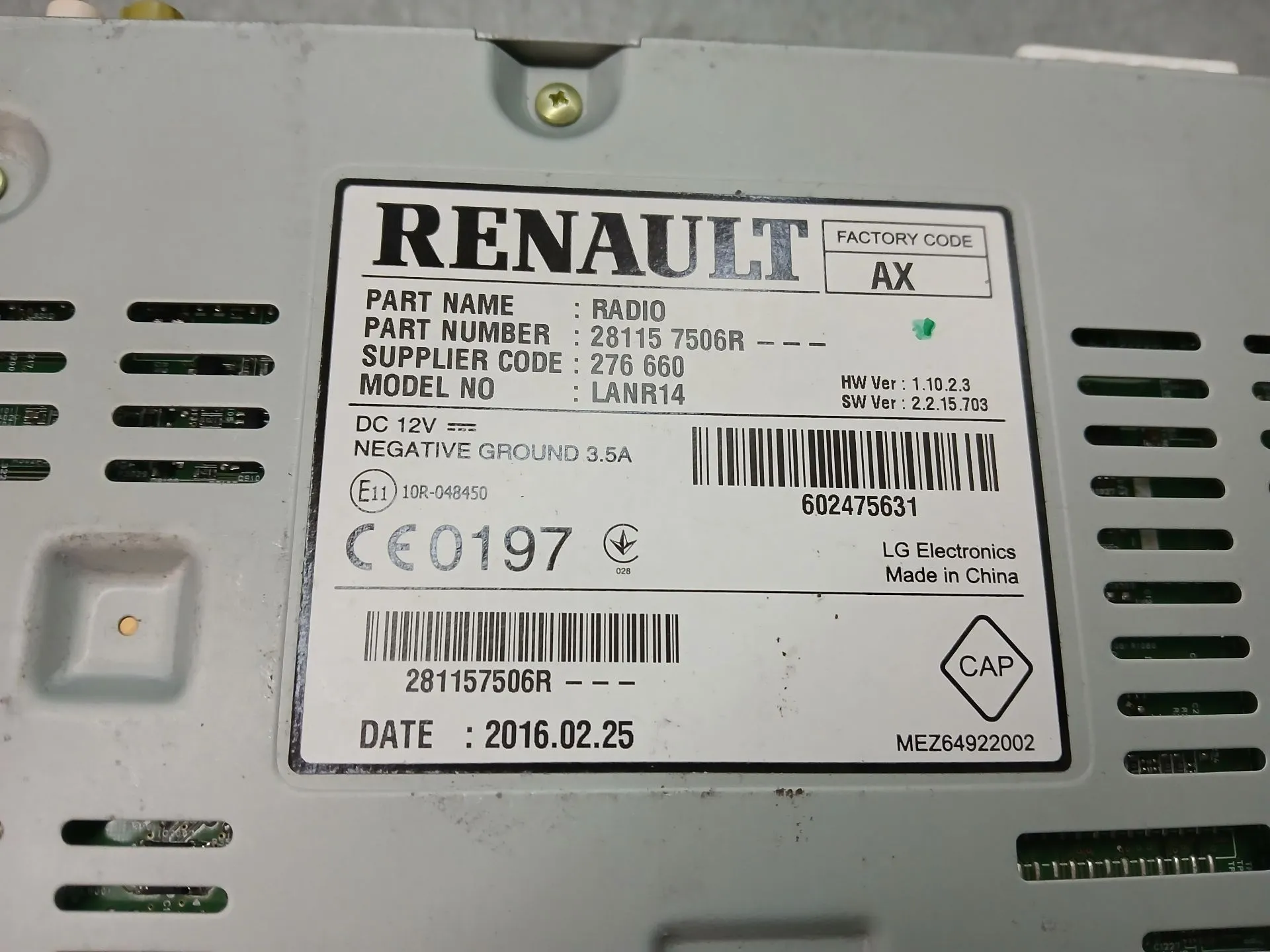 Kit Auto-rádio RENAULT Megane IV (B9A/M_) Imagem-4