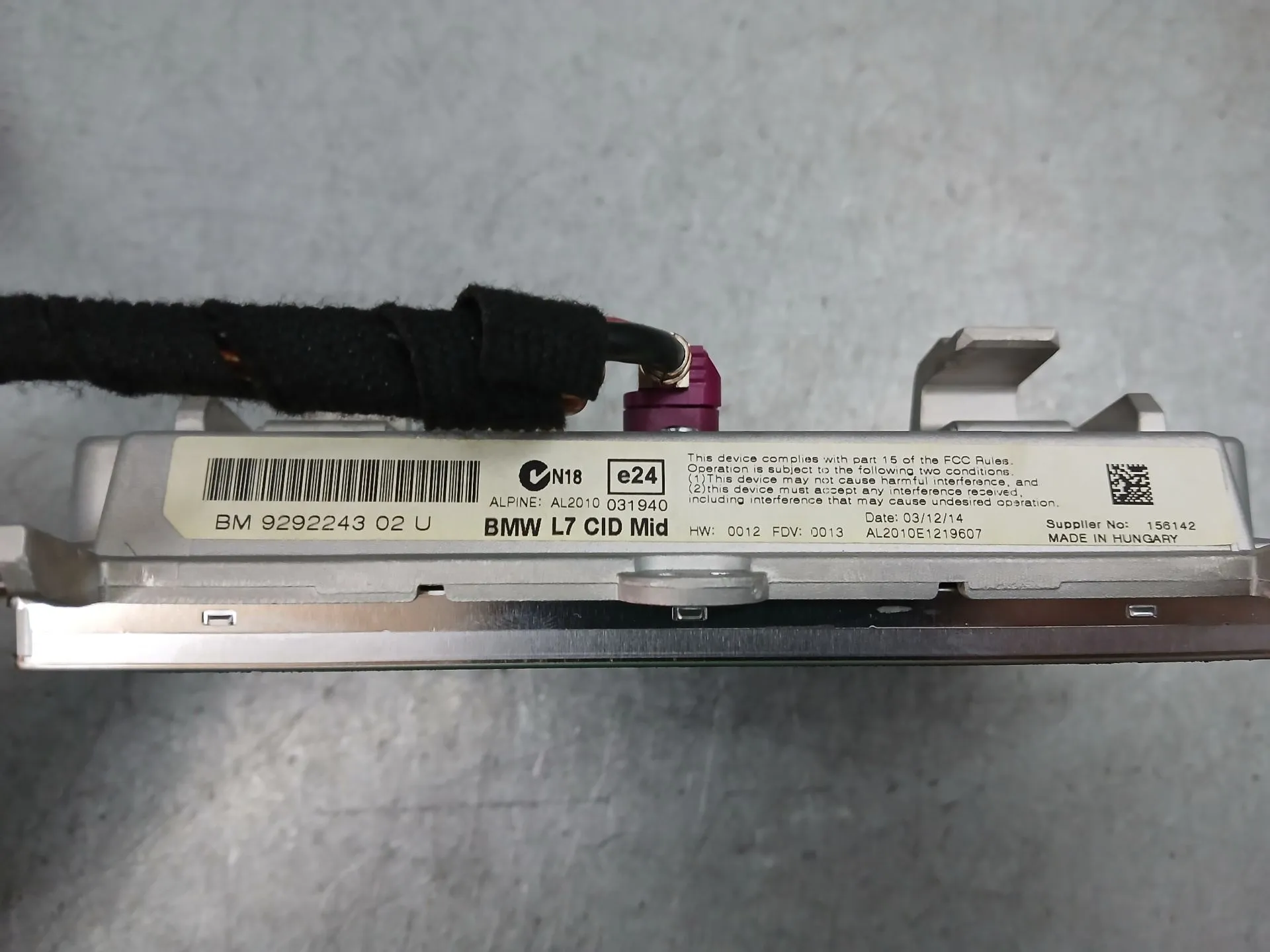 Kit Auto-rádio BMW 1 (F20) Imagem-8