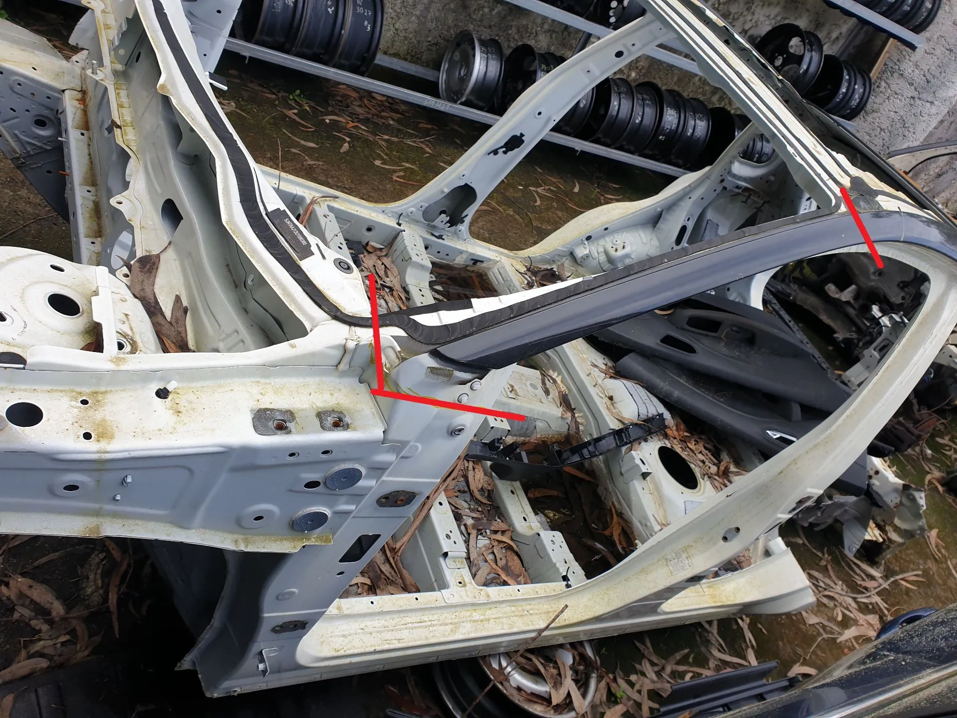 Pilar em Chapa NISSAN Qashqai III (J12)