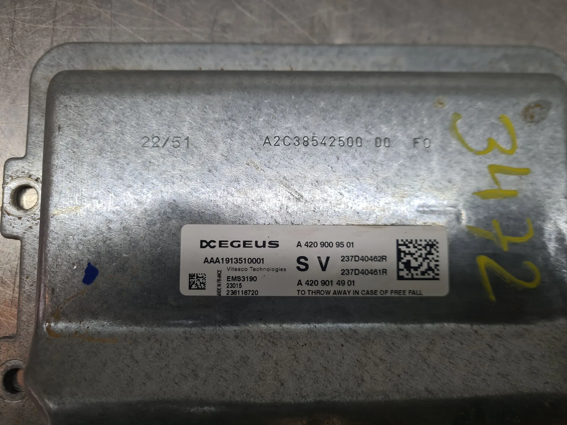 Centralina motor / ECU RENAULT Kangoo III Imagem-1