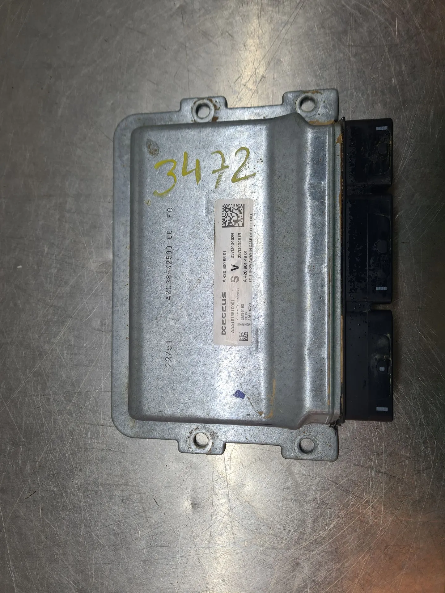 Centralina motor / ECU RENAULT Kangoo III