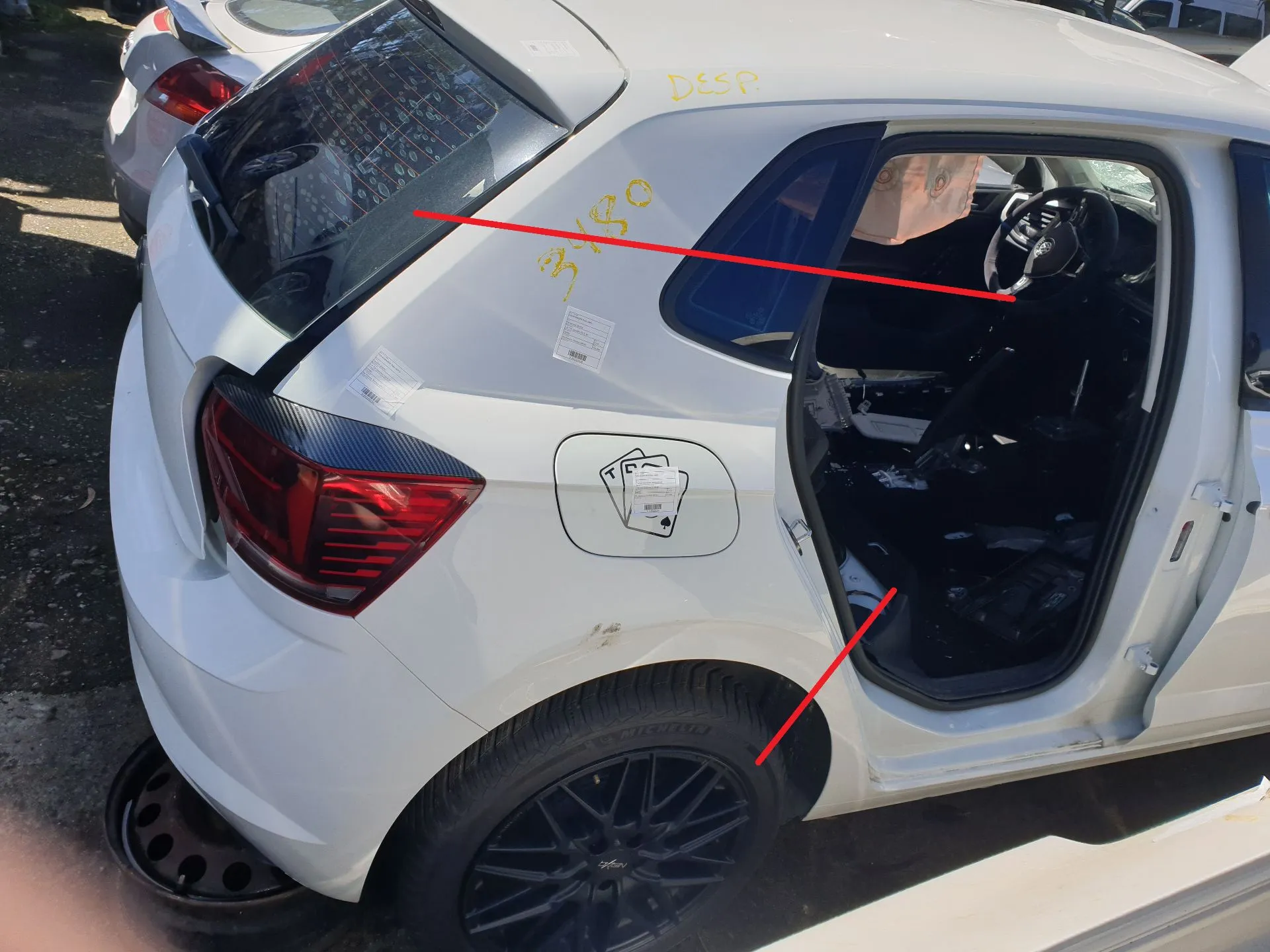 Panel Trasero Derecho VOLKSWAGEN Polo (AW1)