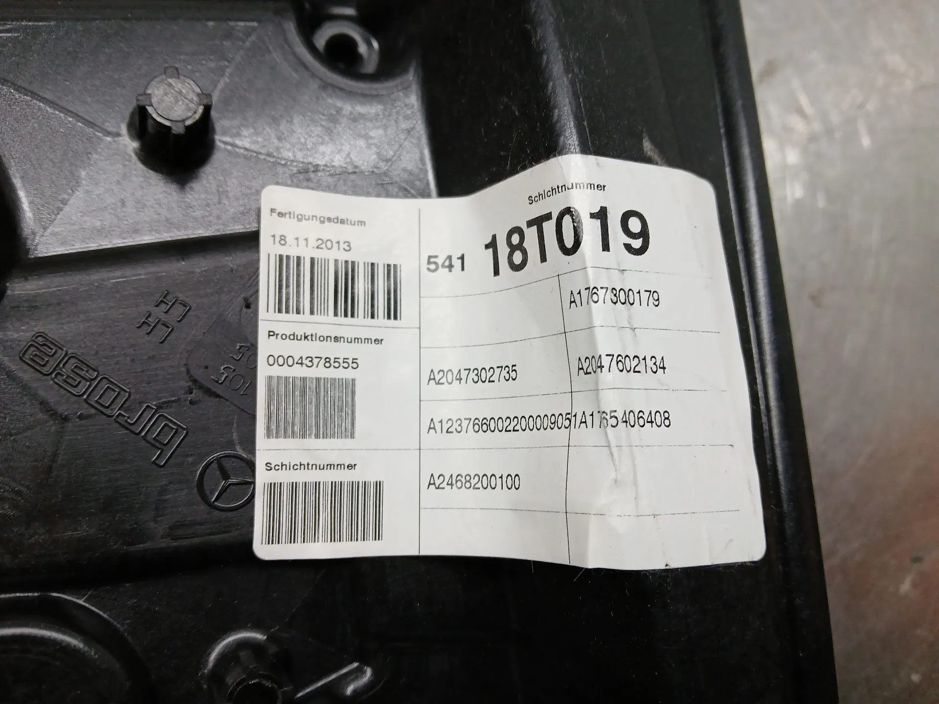 Elevalunas trasero izquierdo MERCEDES-BENZ Classe A (W176) Imagem-3