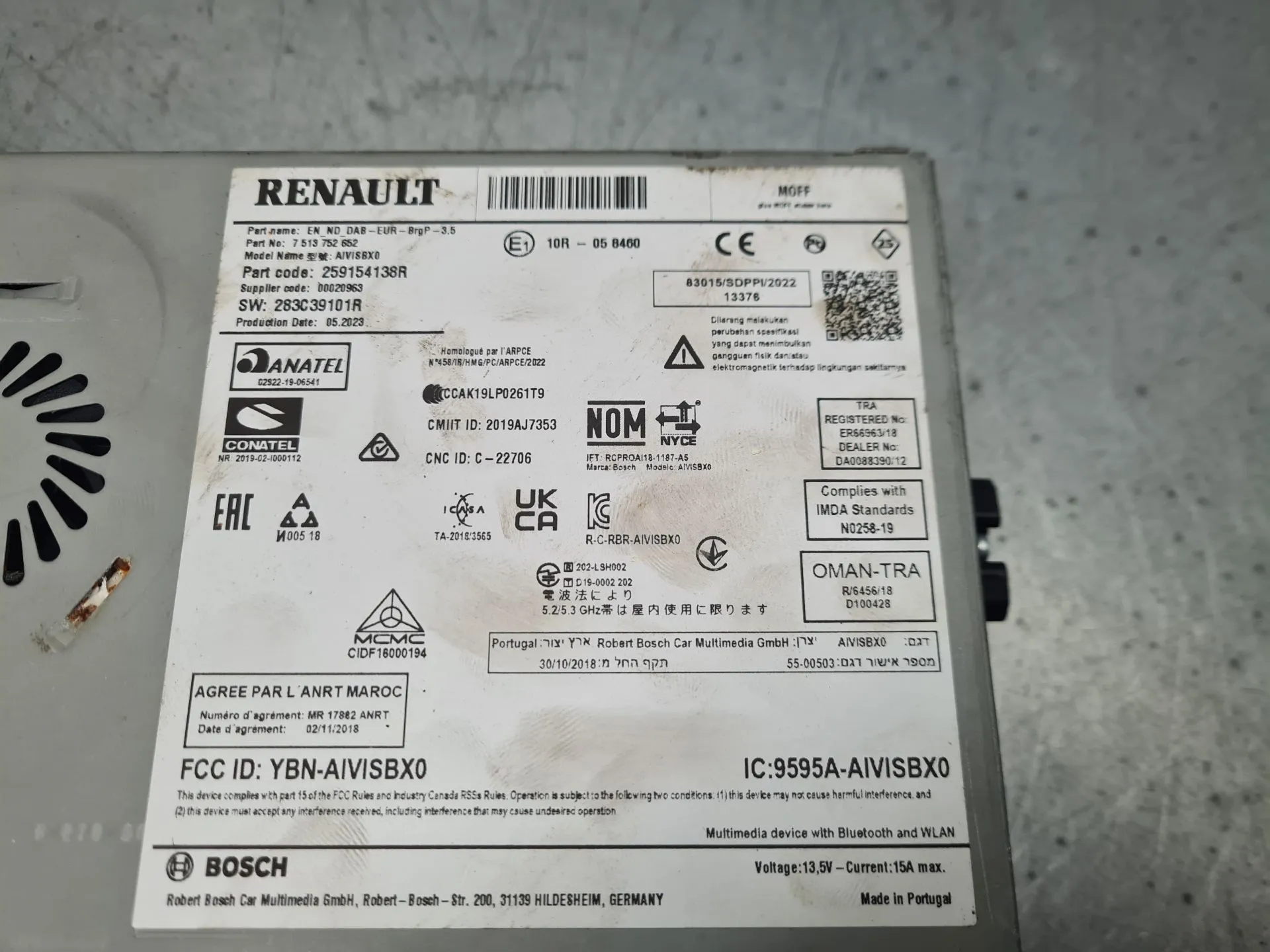 Rádio / auto-rádio RENAULT Clio V (BF_) Imagem-7