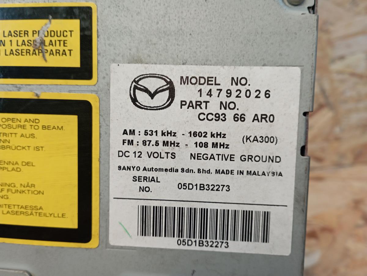 Radio / autorradio MAZDA 5 (CR19) Imagem-10