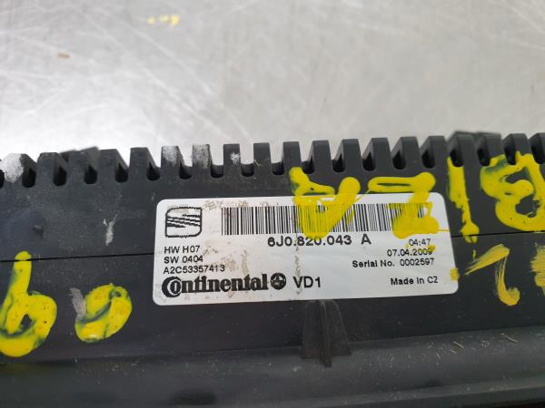 Climate control SEAT Ibiza IV (6J5, 6P1) Imagem-3