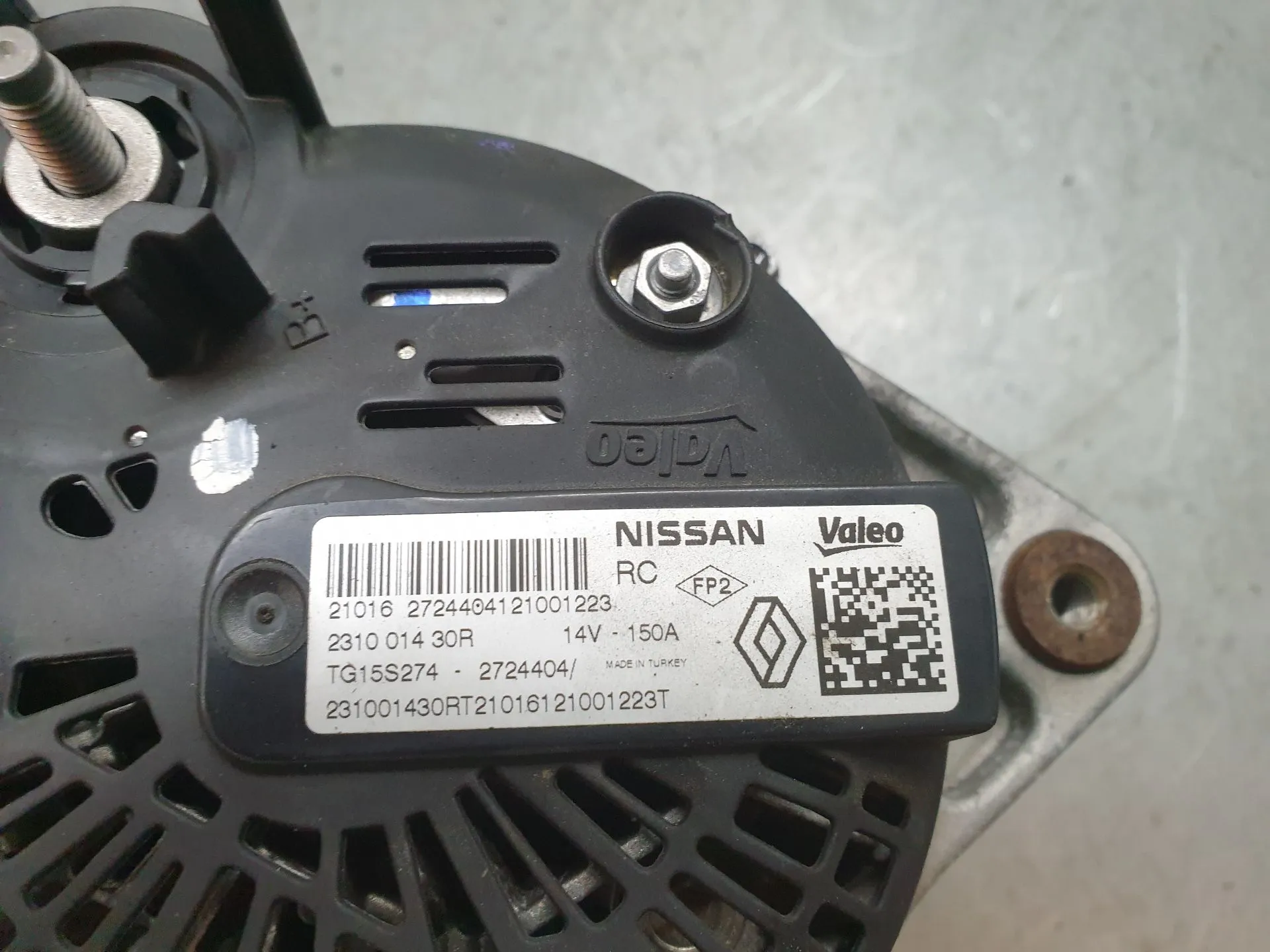 Alternador NISSAN Micra V (K14) Imagem-3