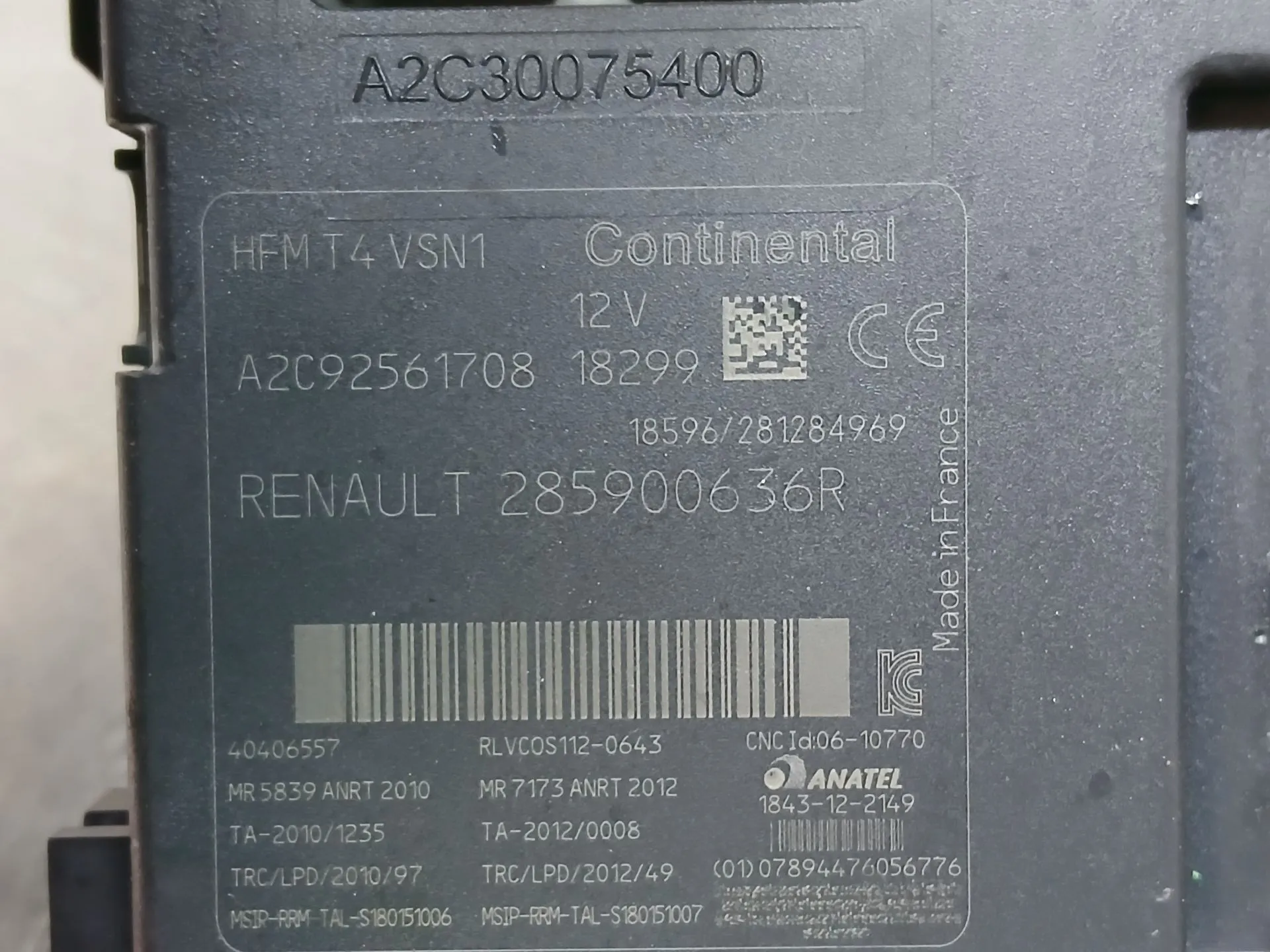 Leitor de chave de ignição RENAULT Clio IV (BH_) Imagem-3