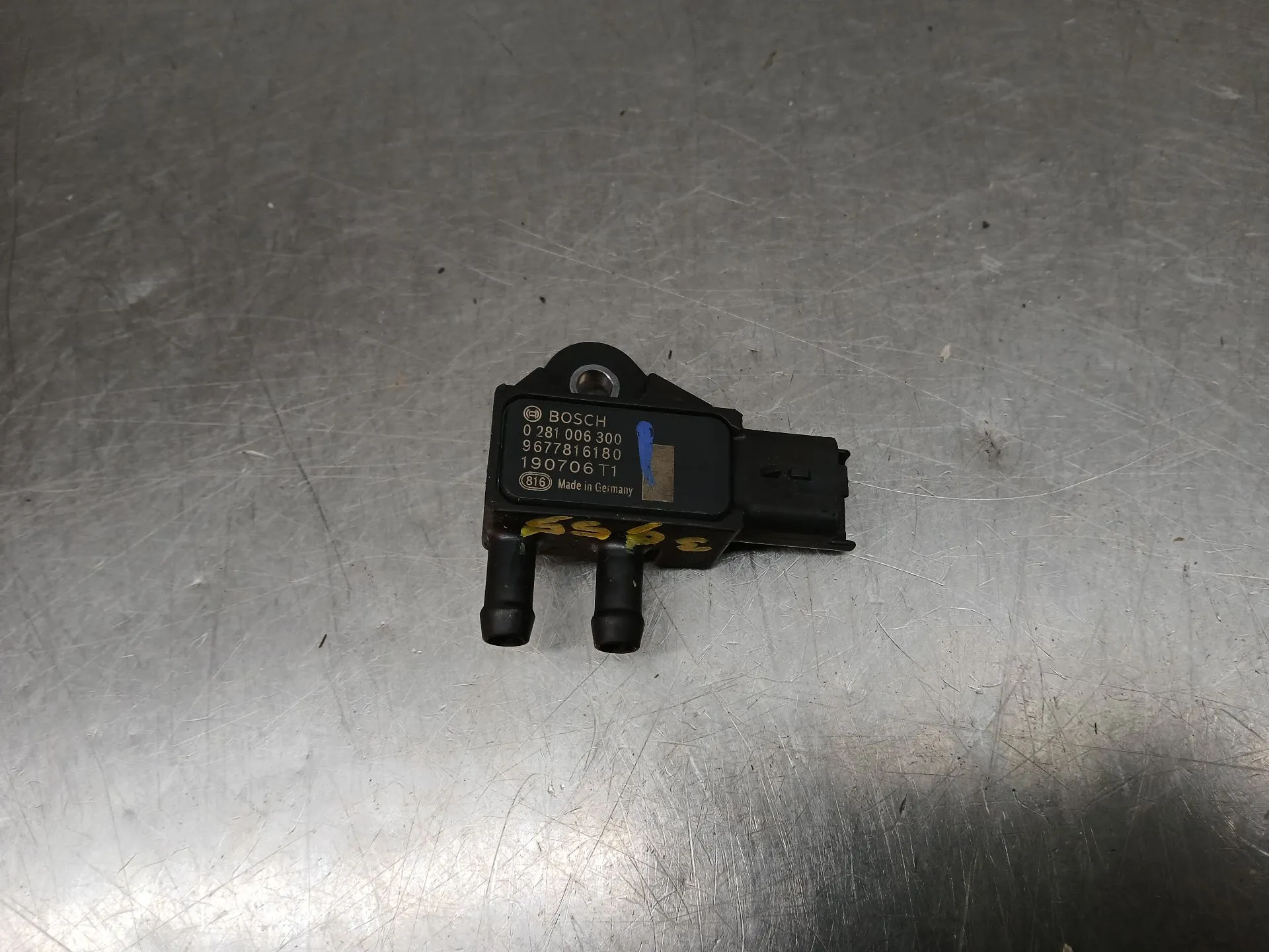 DPF pressure difference sensor CITROËN C3 III (SX)