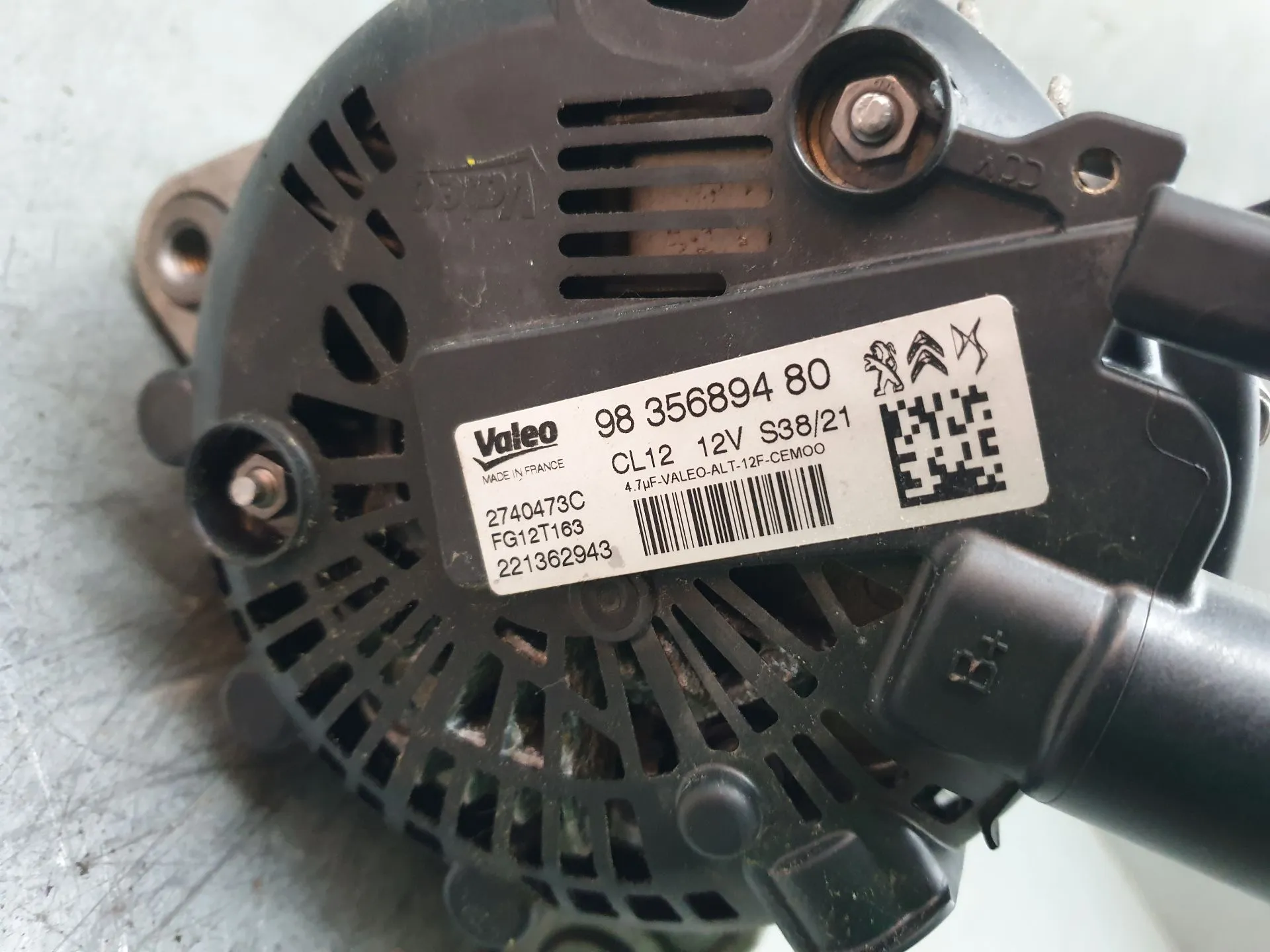 Alternador OPEL Corsa F Imagem-3