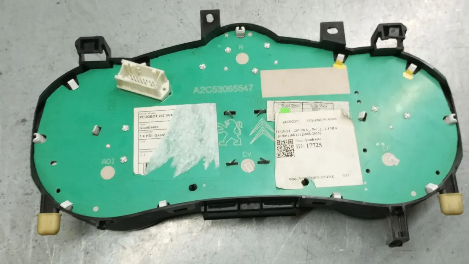 Quadrante / painel de instrumentos PEUGEOT 207 (WA_, WC_) Imagem-2