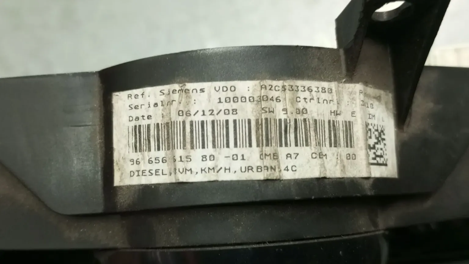 Quadrante / painel de instrumentos PEUGEOT 207 (WA_, WC_) Imagem-4