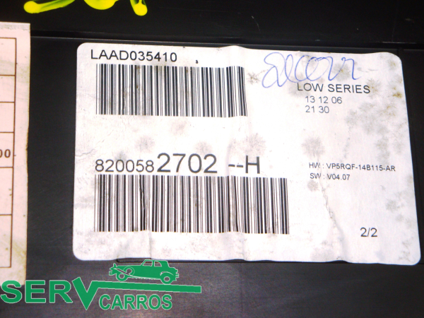 Quadrante / painel de instrumentos RENAULT Clio III (BR0/1, CR0/1) Imagem-1