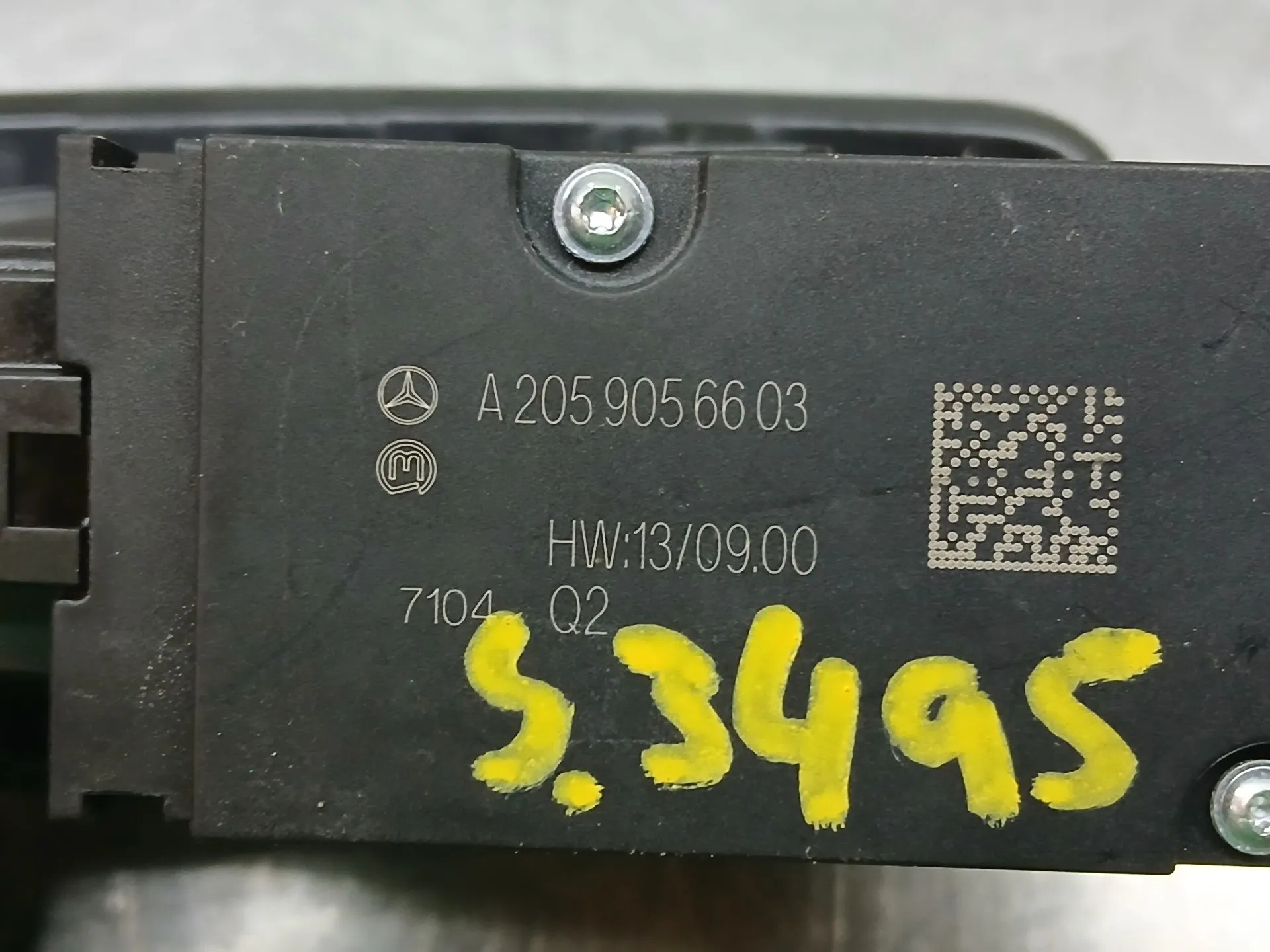 Botão / interruptor travão de parque MERCEDES-BENZ Classe C Coupé (C205) Imagem-6