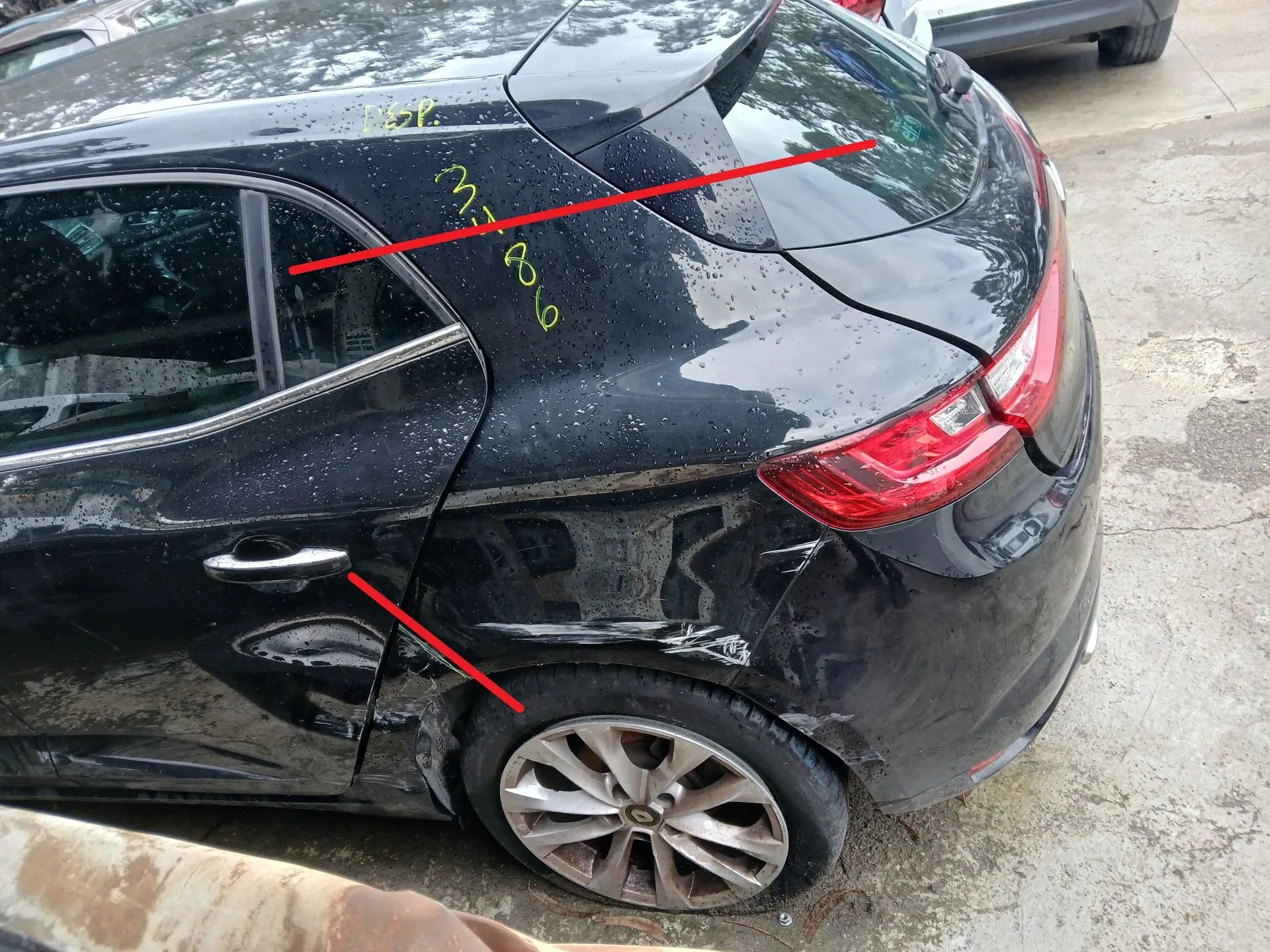 Painel trás esquerdo RENAULT Megane IV (B9A/M_)